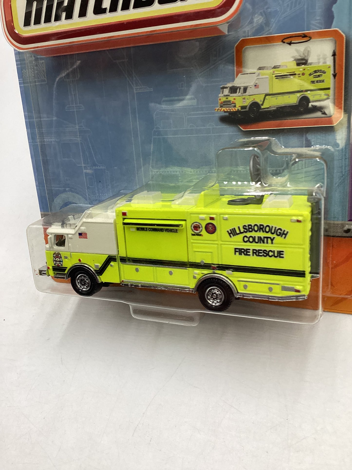 Matchbox Real Working Parts E-One Mobile Command