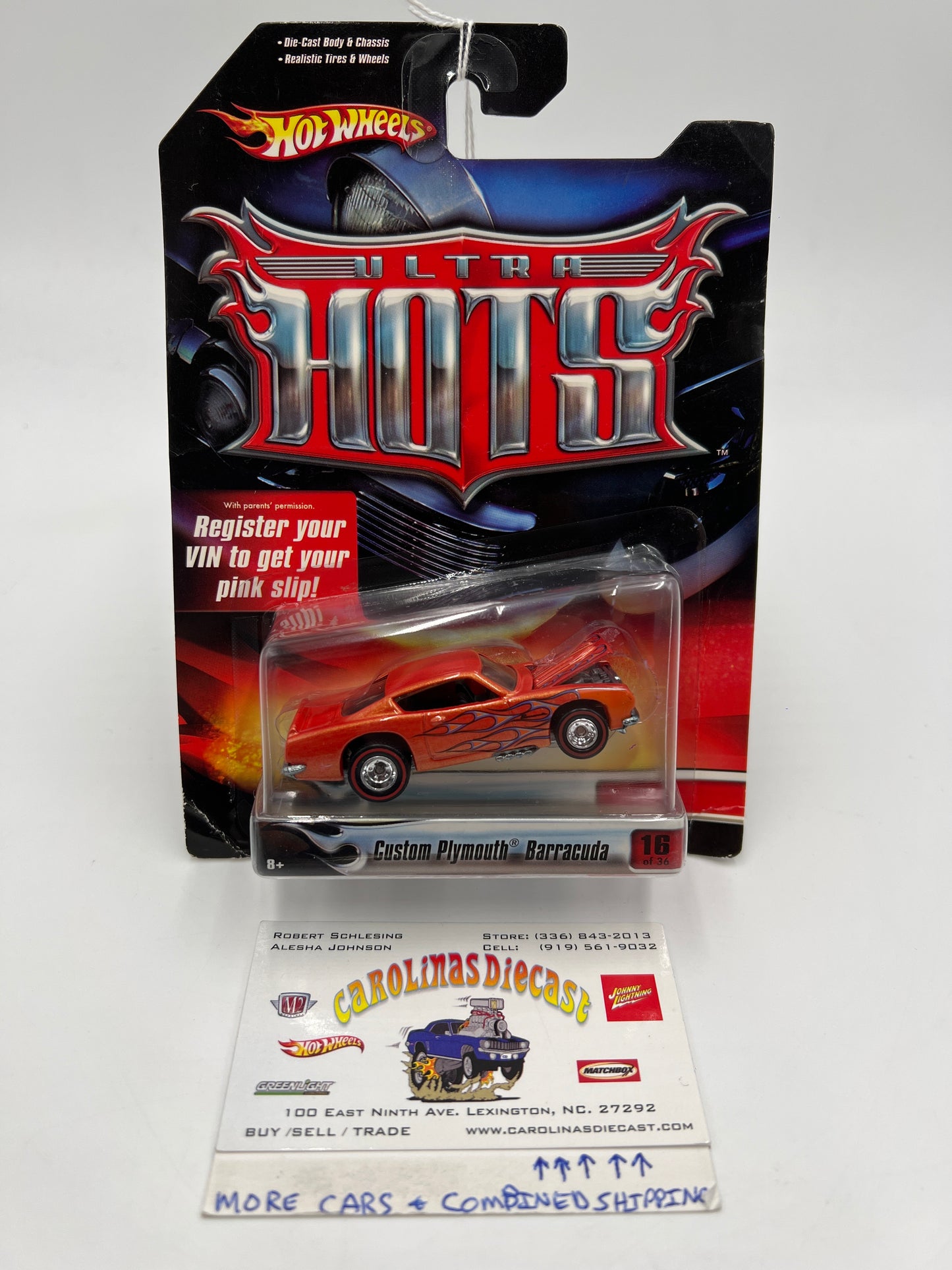Hot Wheels Premium Ultra Hots #16 Custom Plymouth Barracuda Orange 244H