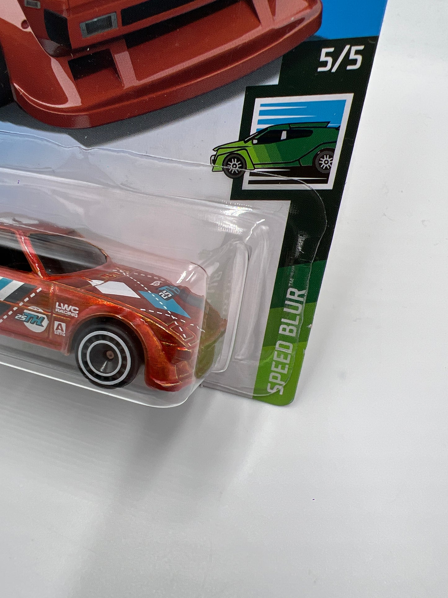 2021 Hot Wheels Super Treasure Hunt #130 Mazda RX7 Orange W/Protector