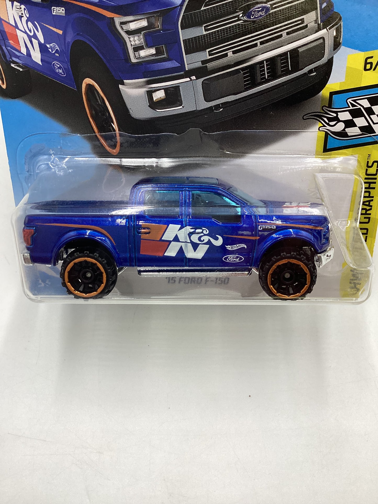 2018 Hot Wheels #18  Speed Graphics 15 Ford F-150 Blue 31A