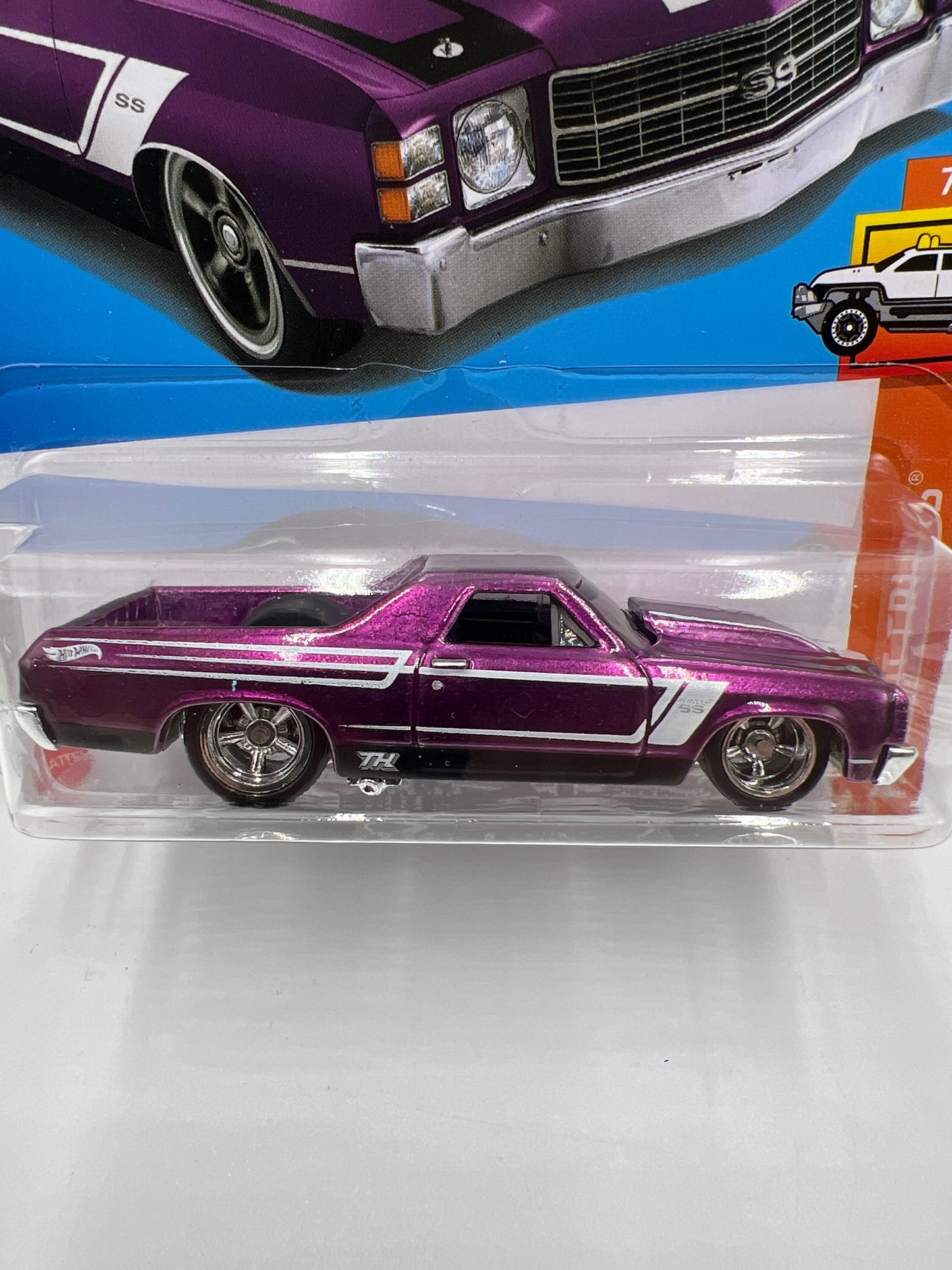 2024 Hot Wheels F Case Super Treasure Hunt #132 72 El Camino Purple W/Protector