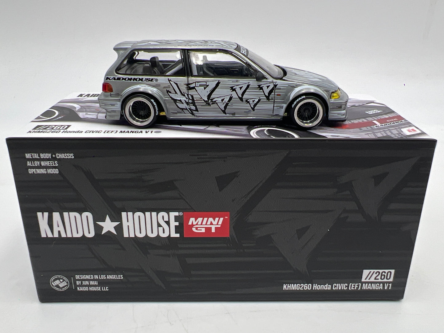 Mini GT Kaido House #260 CHASE Honda Civic EF Manga V1