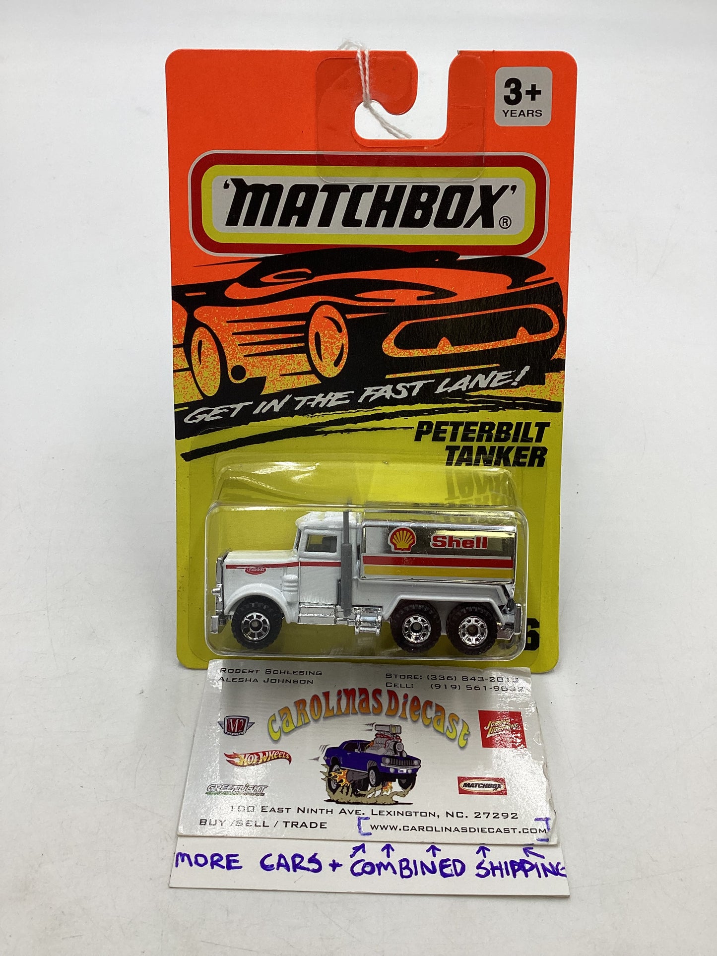 1993 Matchbox #56 Peterbuilt Tanker Shell 208D