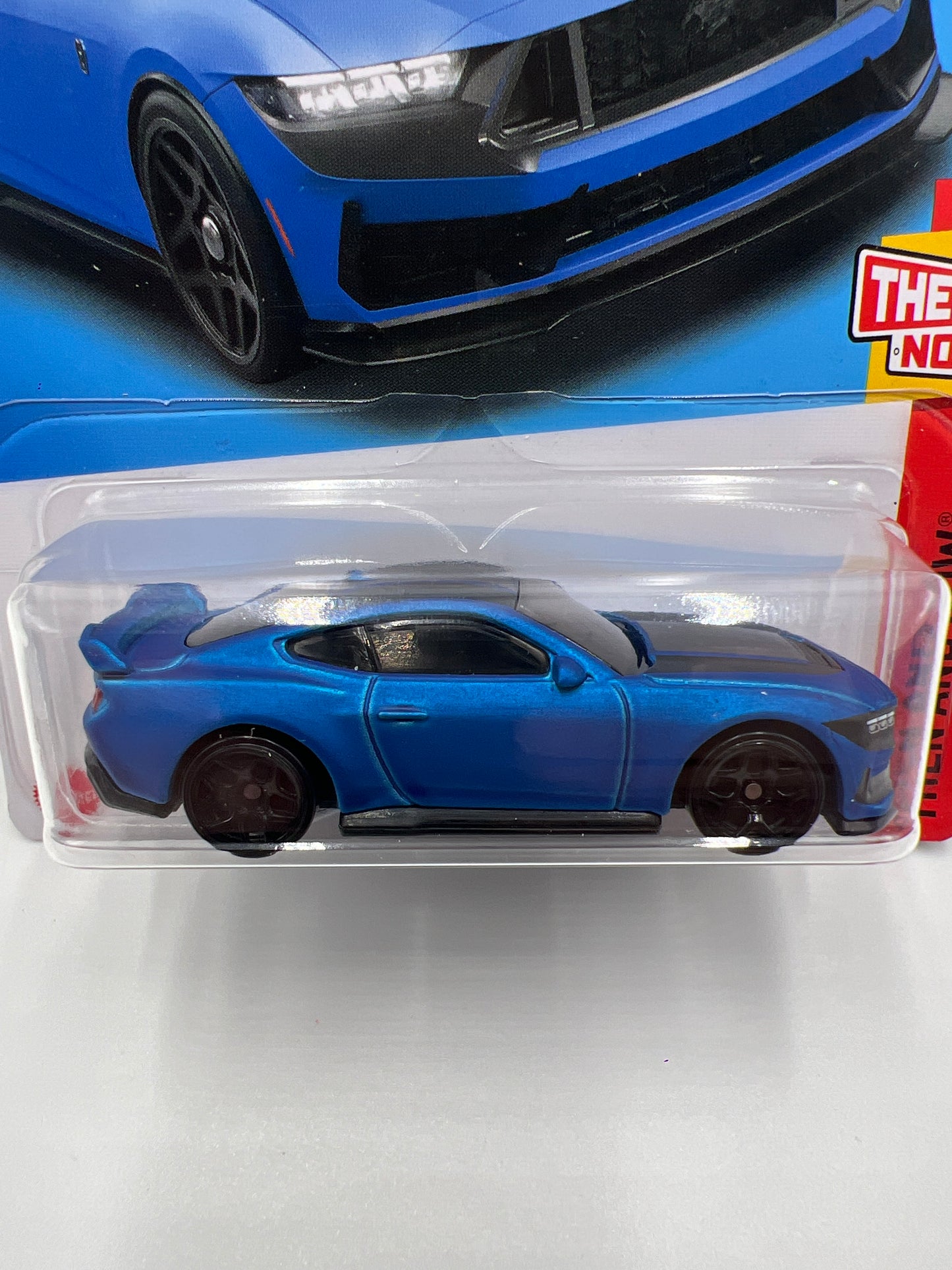 2024 Hot Wheels Q Case #250 Ford Mustang Dark Horse Satin Blue 22B