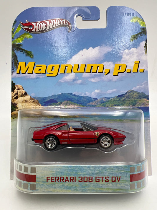 Hot Wheels Retro Entertainment Magnum PI Ferrari 308 GTS QV Red W/Protector