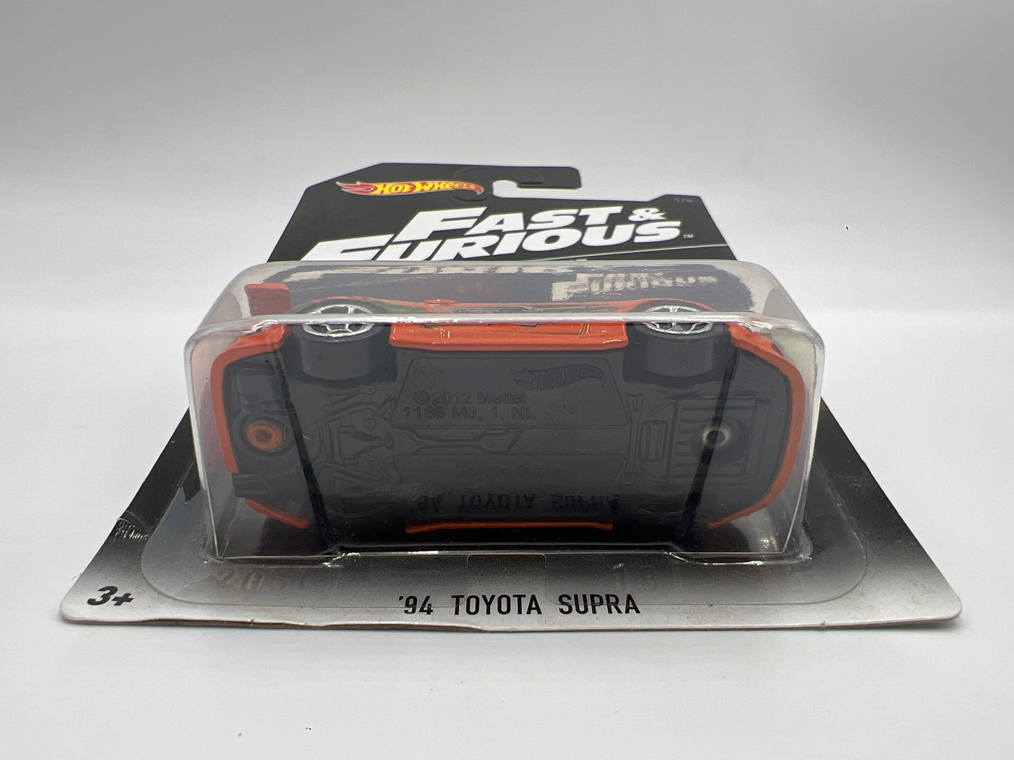 2016 Hot Wheels Fast & Furious #1 94 Toyota Supra Orange W/Protector