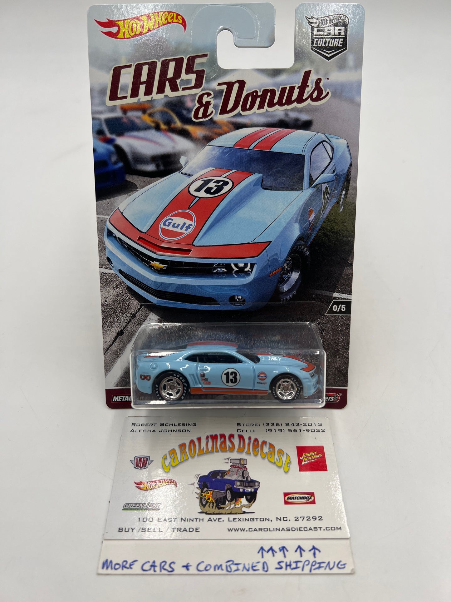 Hot Wheels Cars & Donuts 0/5 Chase 13 Copo Camaro