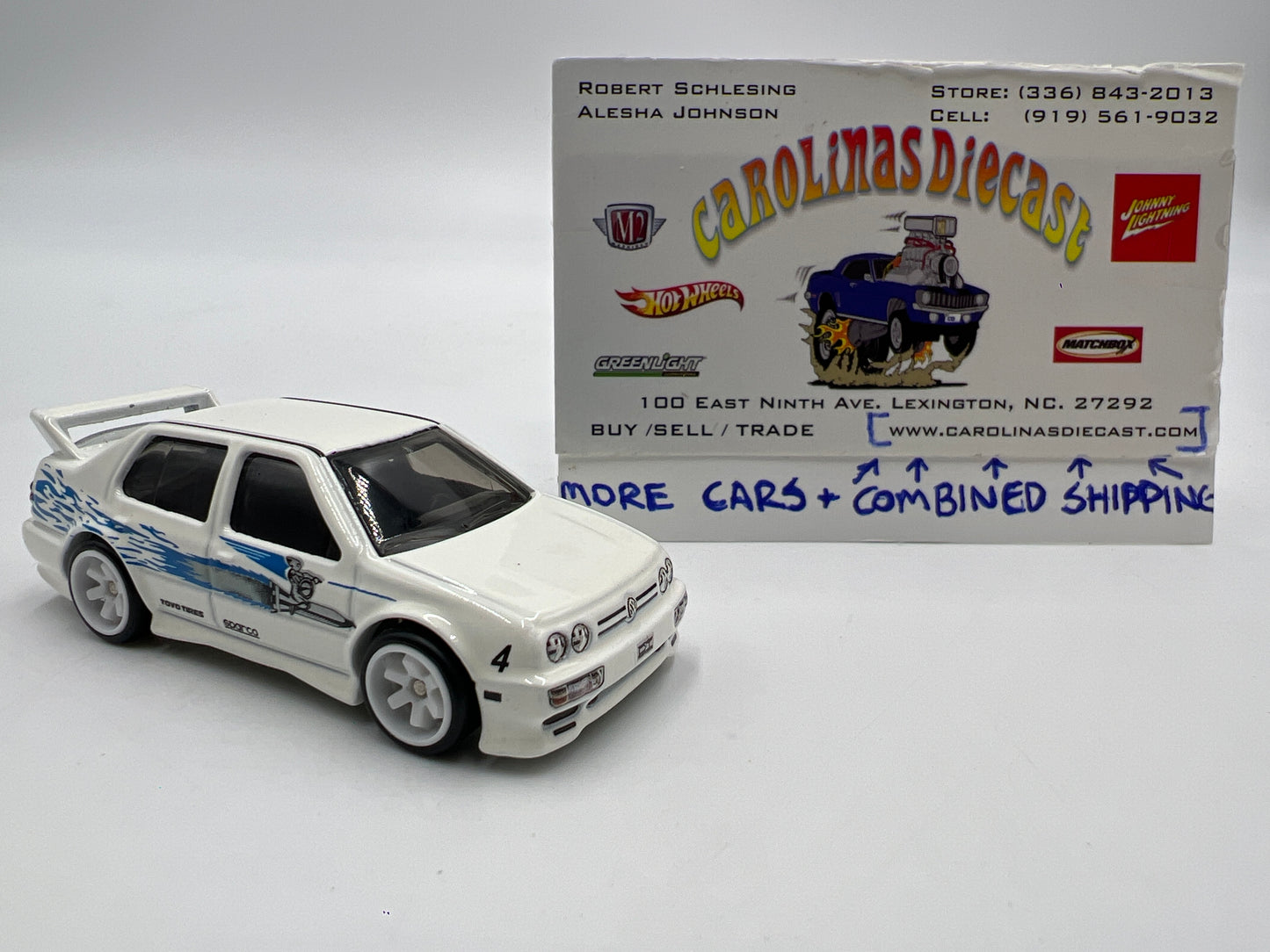 Hot Wheels Fast & Furious OG Fast Premium Volkswagen Jetta MK3 White Loose