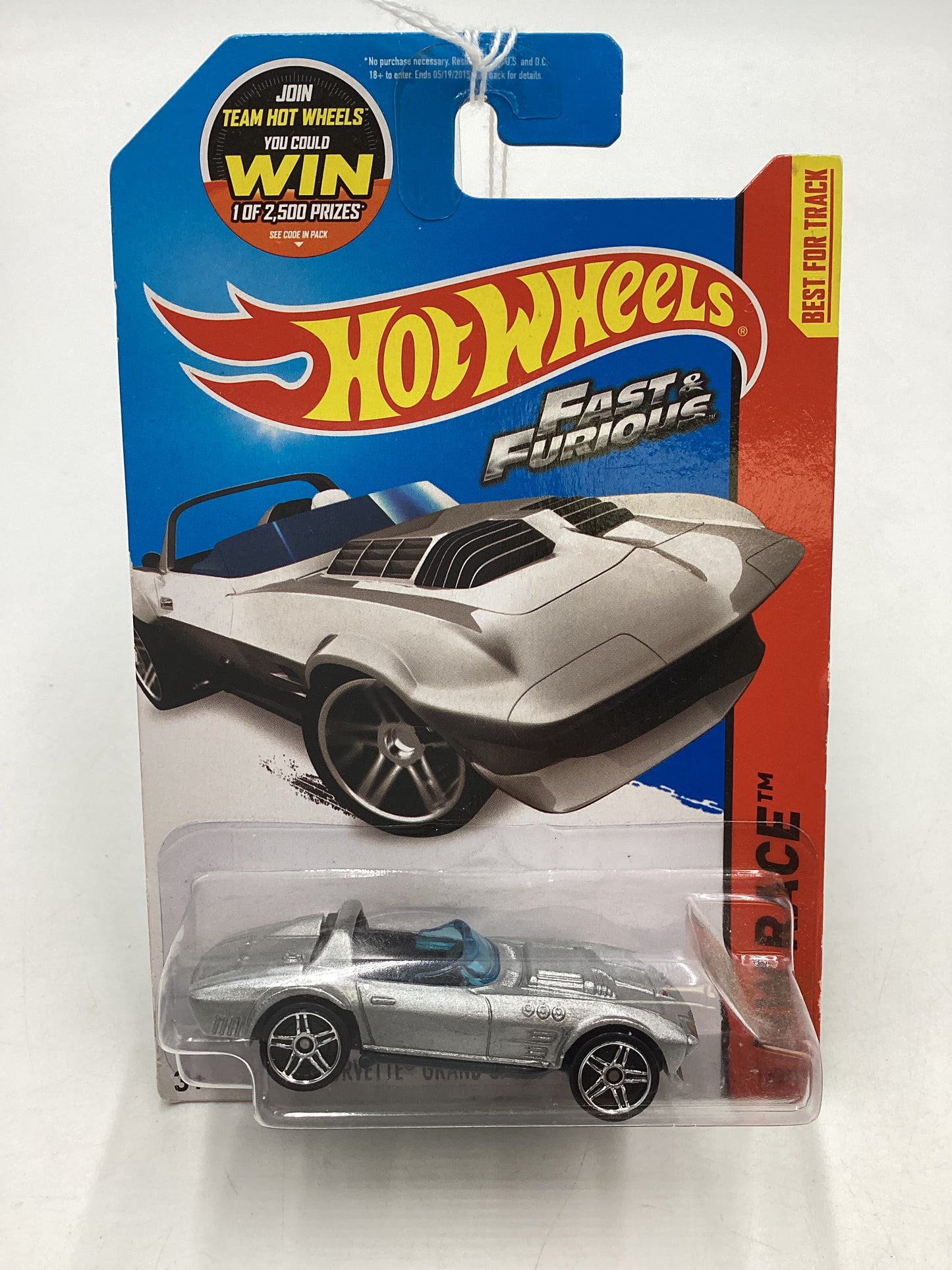 2014 Hot Wheels #179 Fast and Furious Corvette Grand Sport Roadster 73E