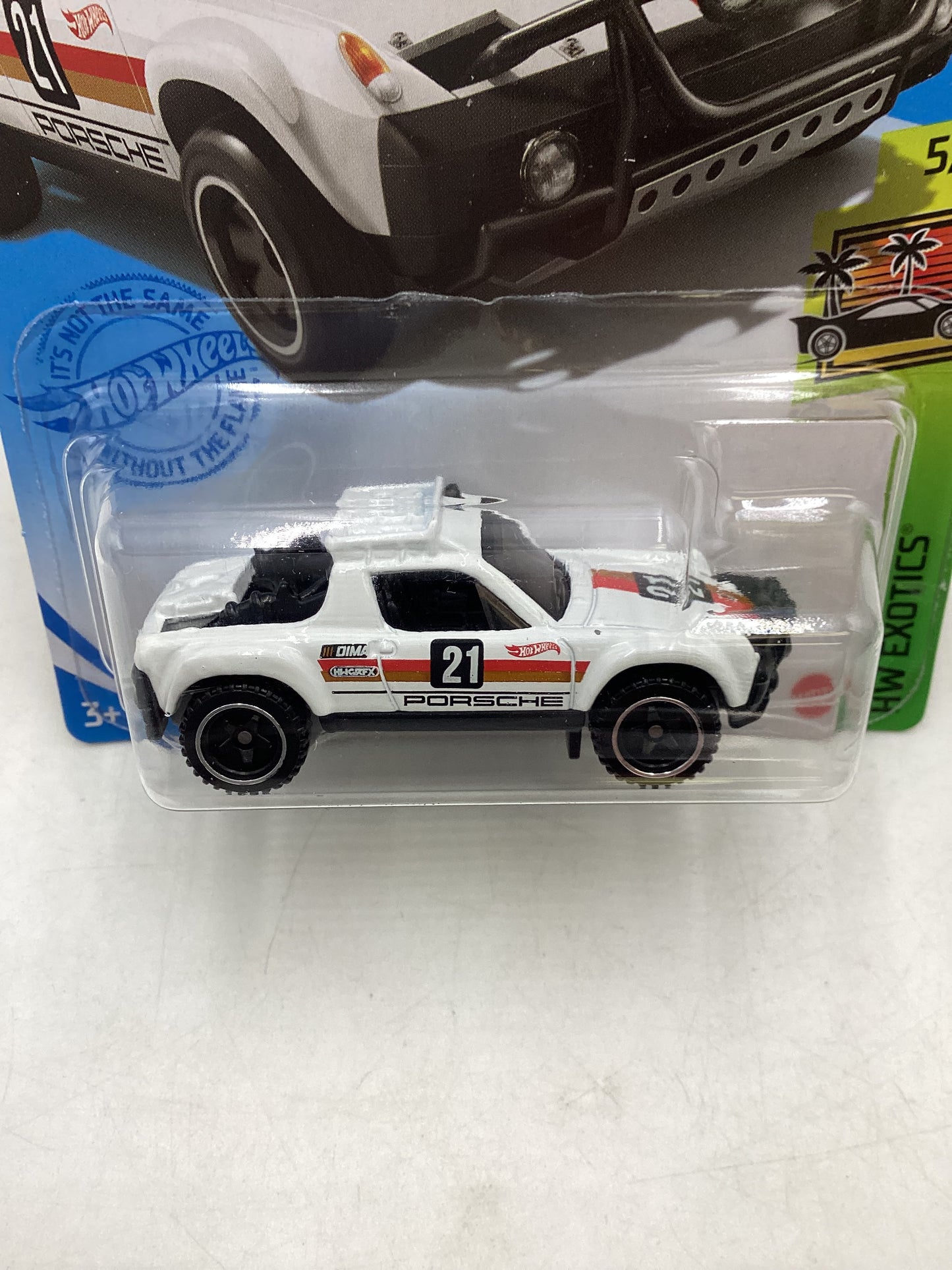 2021 Hot wheels #223 Porsche 914 Safari White 100E