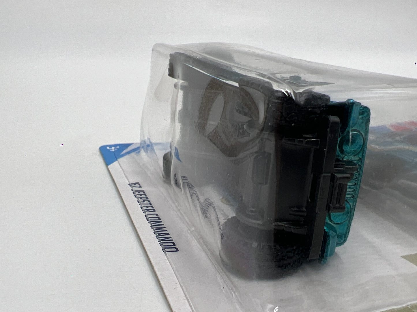 2020 Hot Wheels Super Treasure Hunt #71 67 Jeepster Commando Blue W/Protector Wavy Blister