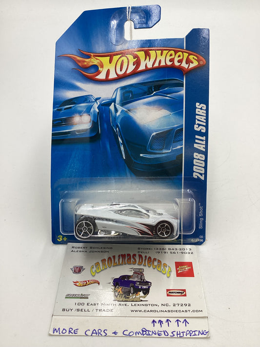 2008 Hot Wheels All Stars #73 Sling Shot White