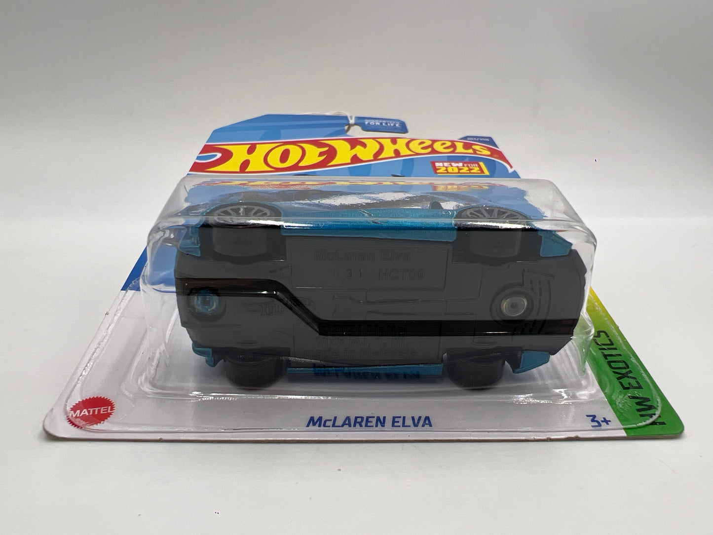 2022 Hot Wheels Exotics #203 McLaren Elva Blue 103C