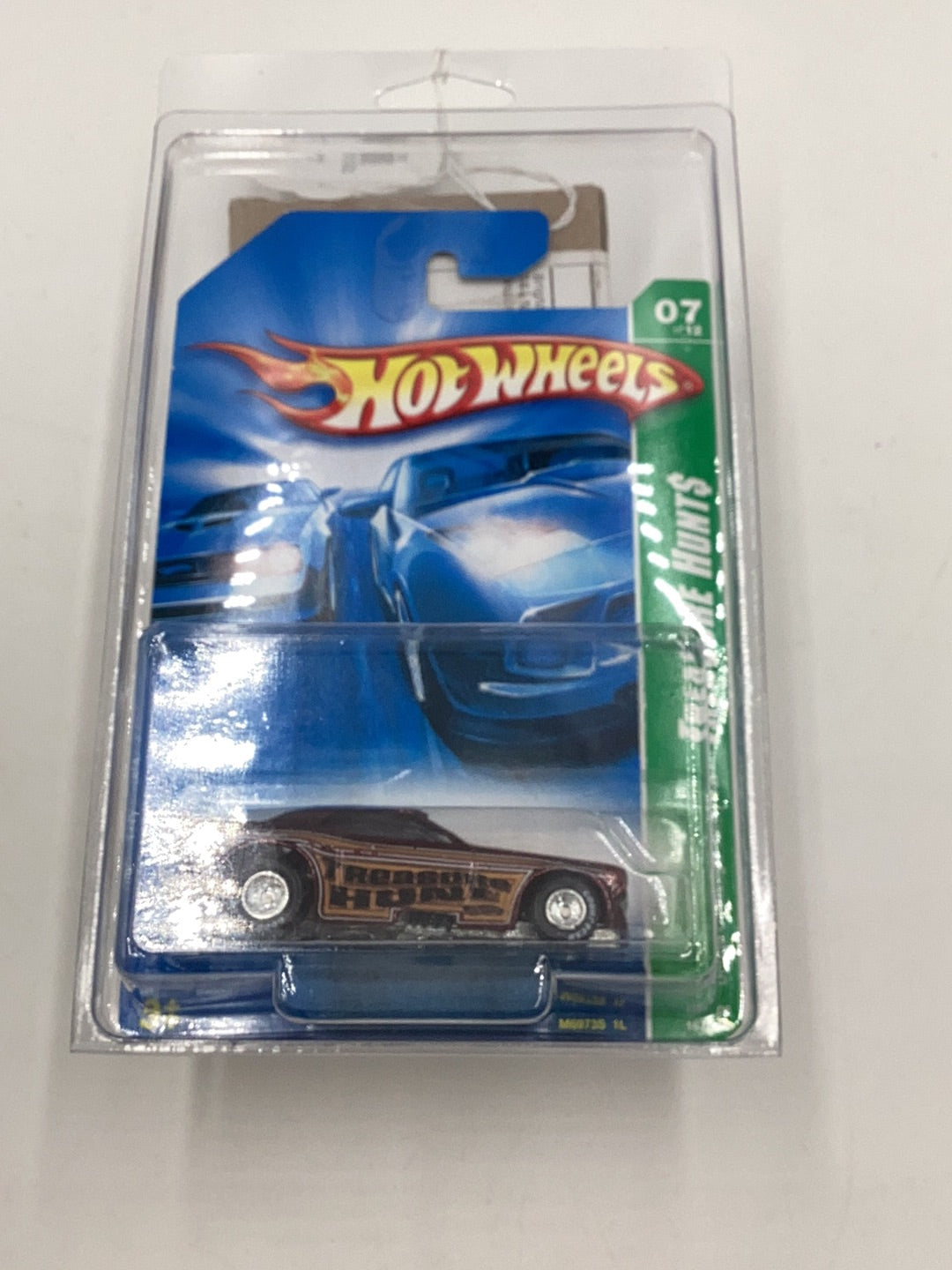 2008 Hot Wheels Super Treasure Hunt #167 Dodge Challenger Funny Car W/Protector