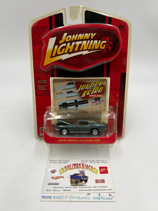 Johnny Lightning Johnny Retro Release 3 #4 68 Shelby GT-500 Blue