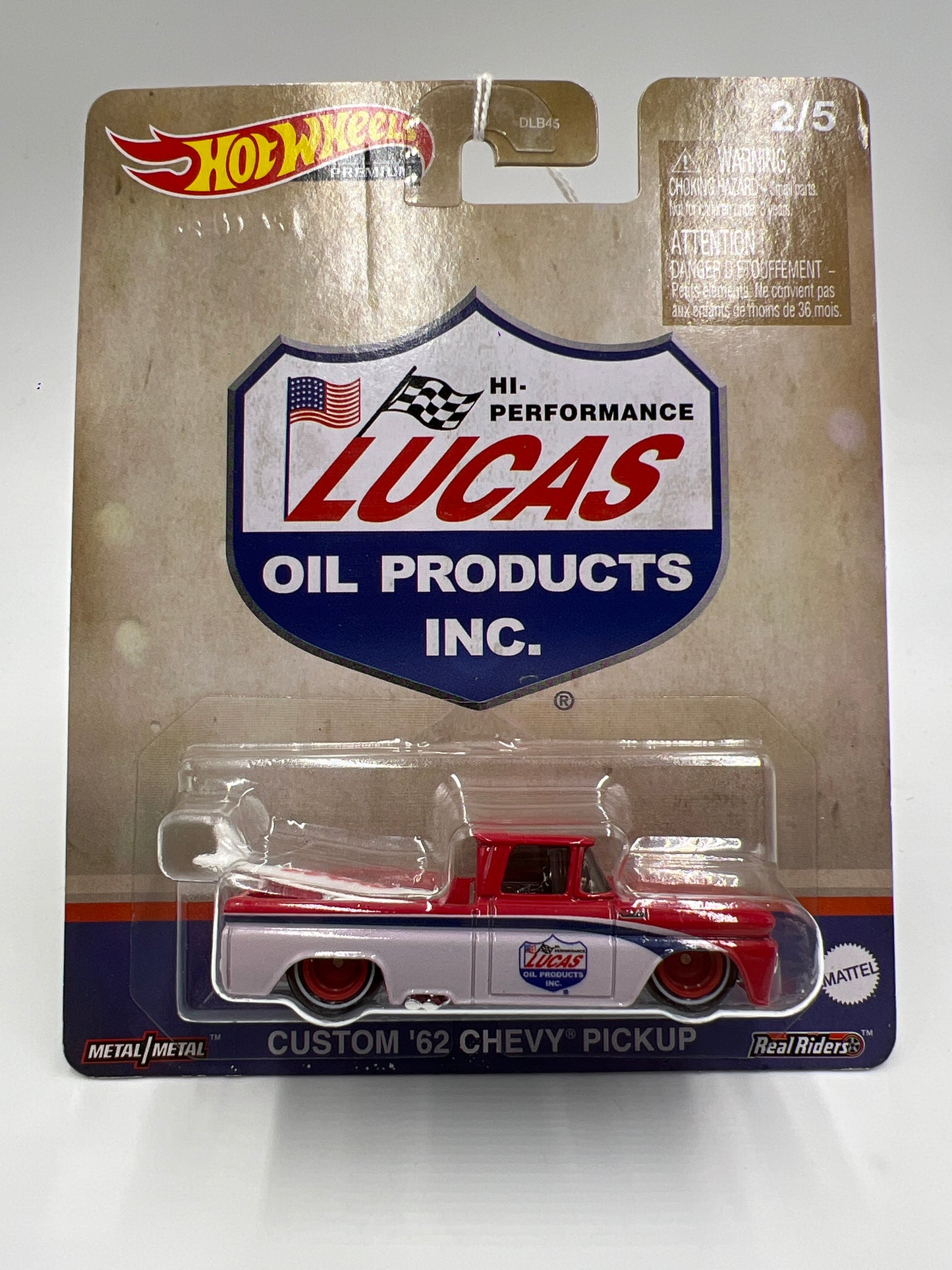 Hot Wheels Car Culture Vintage Oil #2 Lucas Oil Custom 62 Chevy Pickup 259A