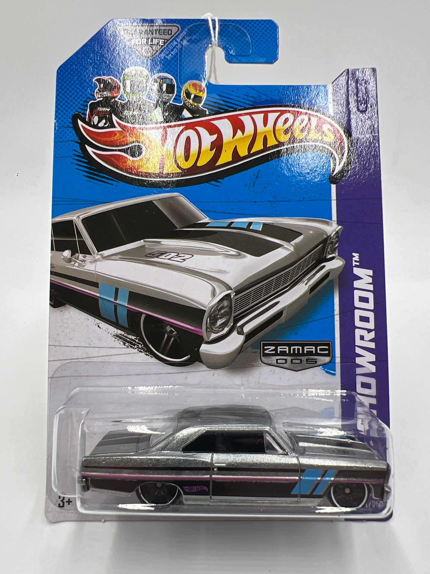 2013 Hot Wheels Walmart Exclusive Zamac 5 #231 66 Chevy Nova 148C