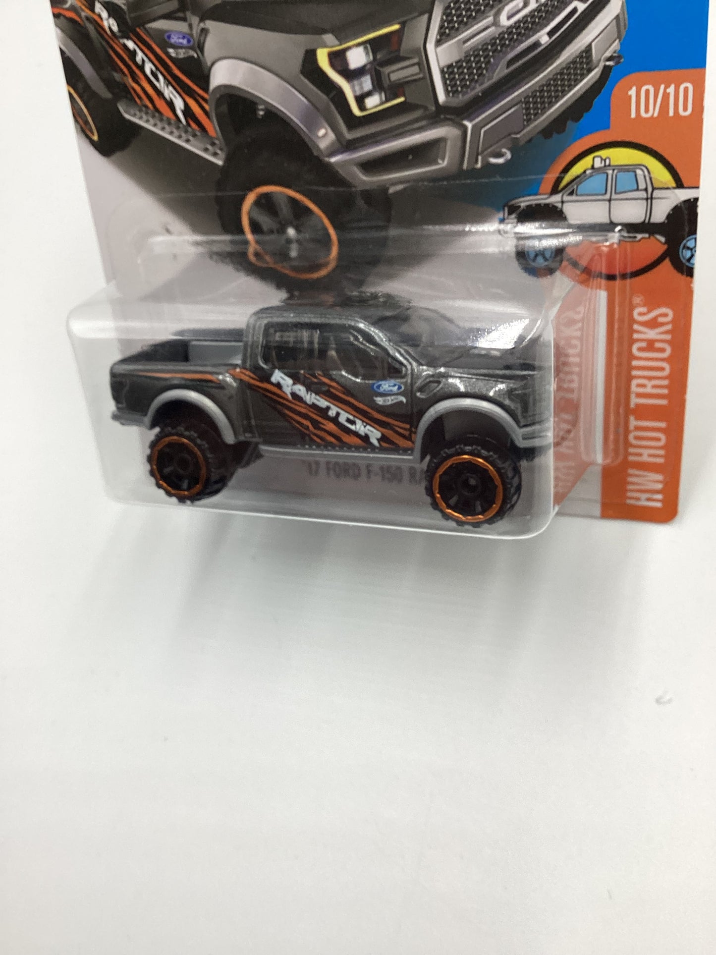 2016 Hot Wheels #150 17 Ford F-150 Raptor Gray 31A