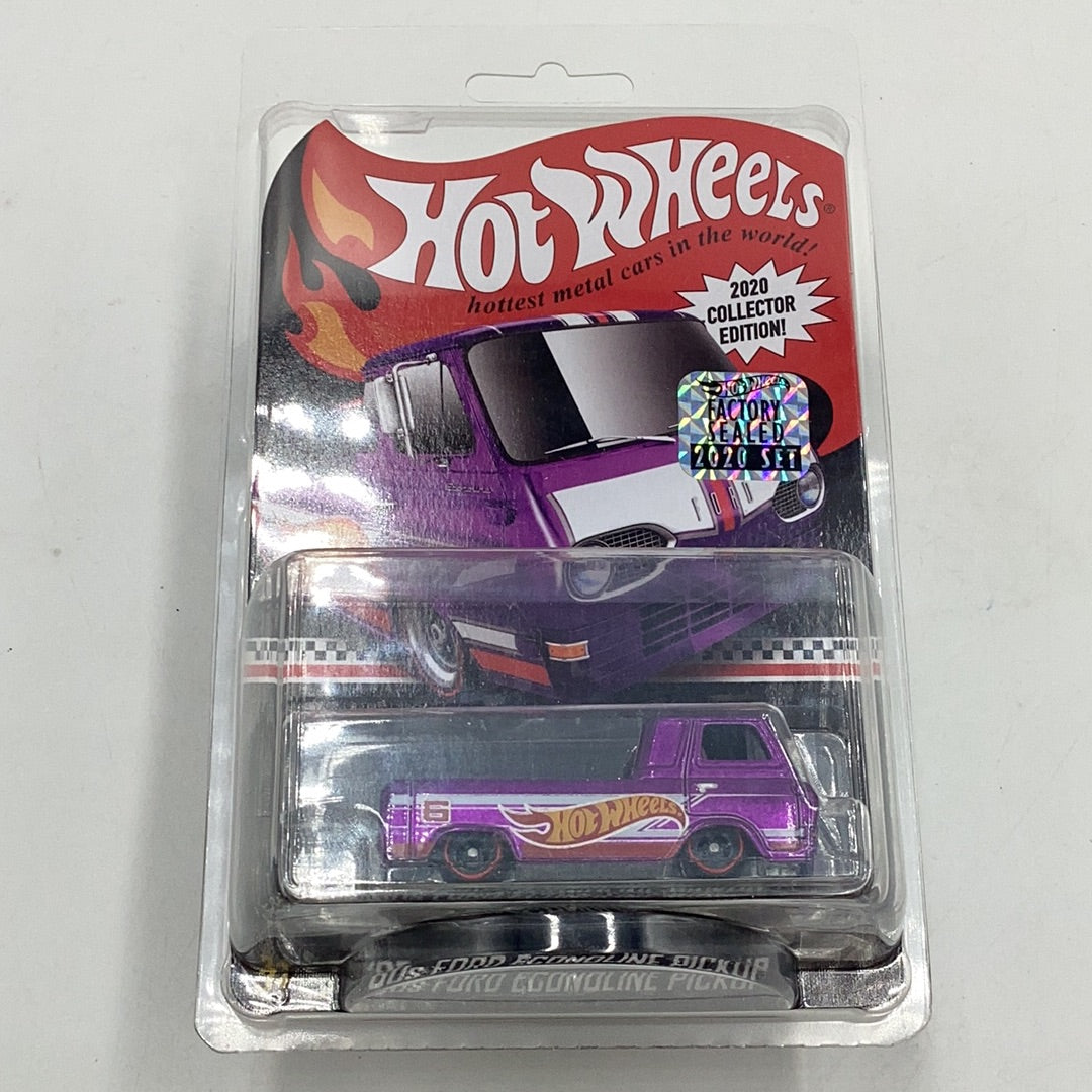 2020 hot wheels redline club 60’s Ford Econoline Pickup factory sealed sticker with protector
