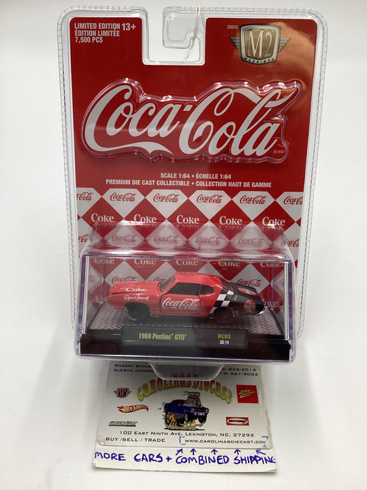 M2 Machines RC03 Coca Cola 1969 Pontiac GTO Red 194B