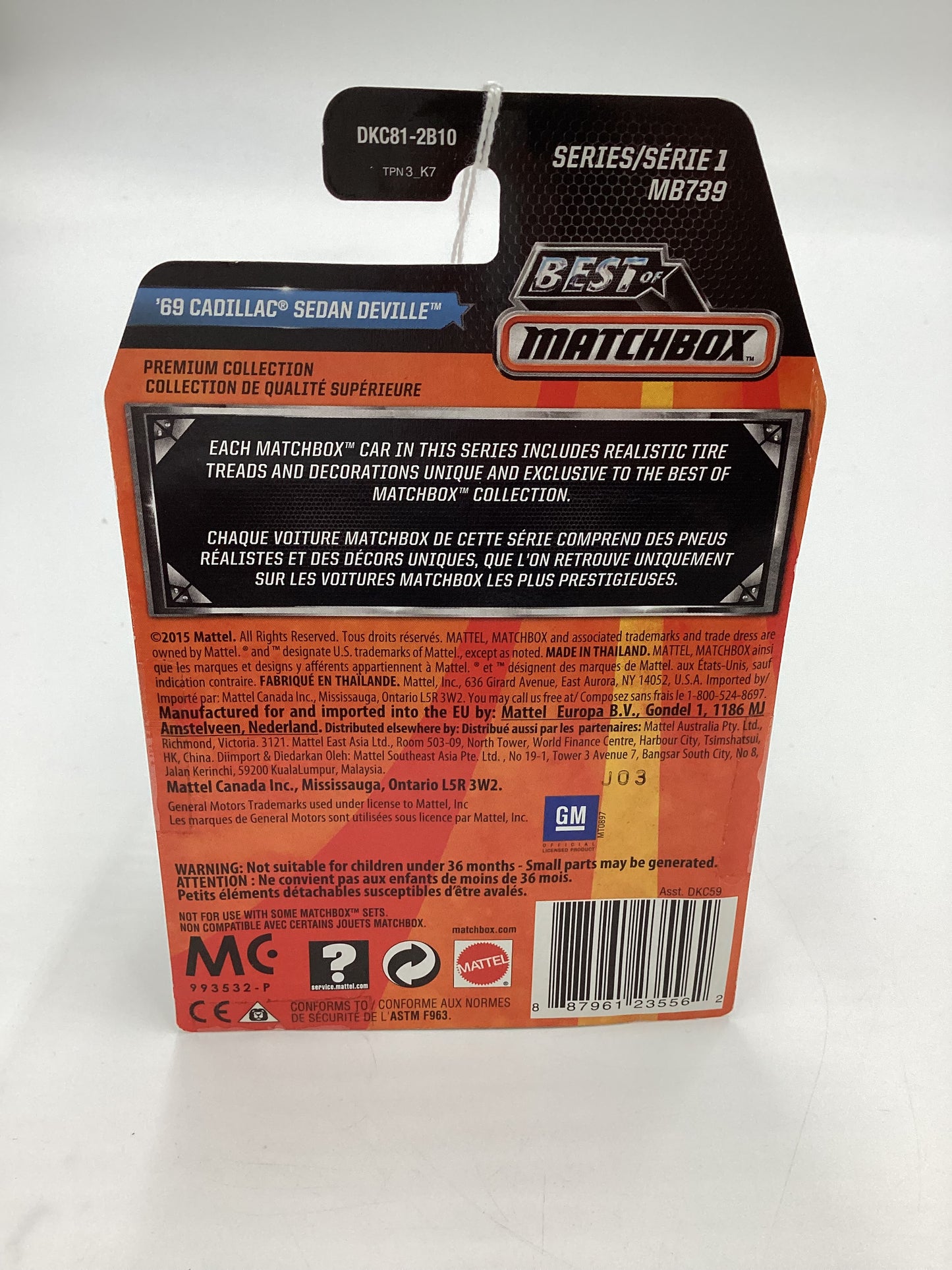 Matchbox Best of Matchbox Series 1 69 Cadillac Sedan Deville Blue 169S