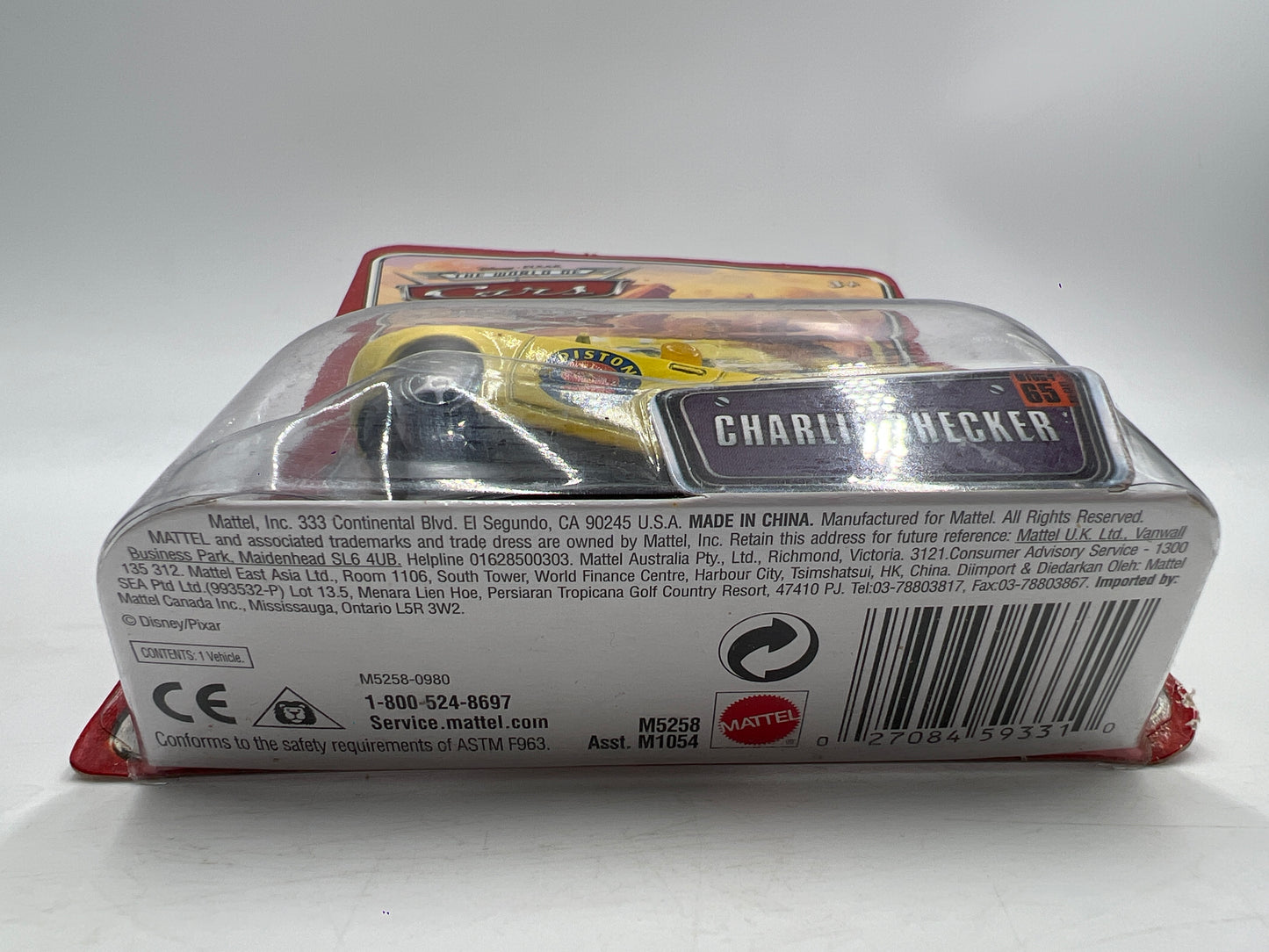 Disney Pixar The World Of Cars #65 Charlie Checker