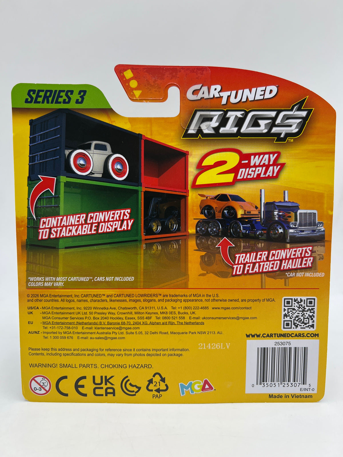 MGA Car Tuned Rigs Series 3 #3 Sneaky Pete Black Container