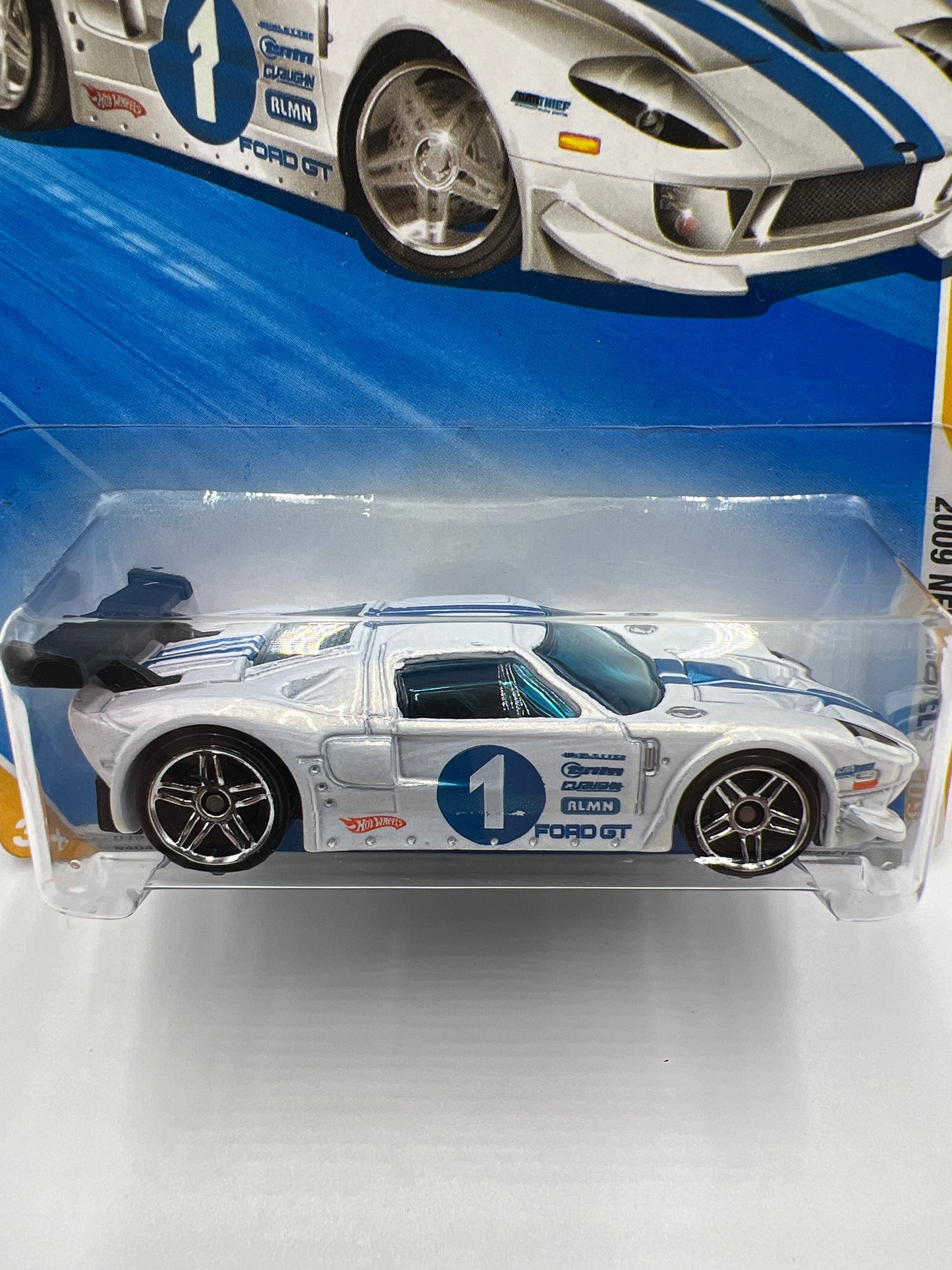 2009 Hot Wheels New Models #39 Ford GT LM White 30E