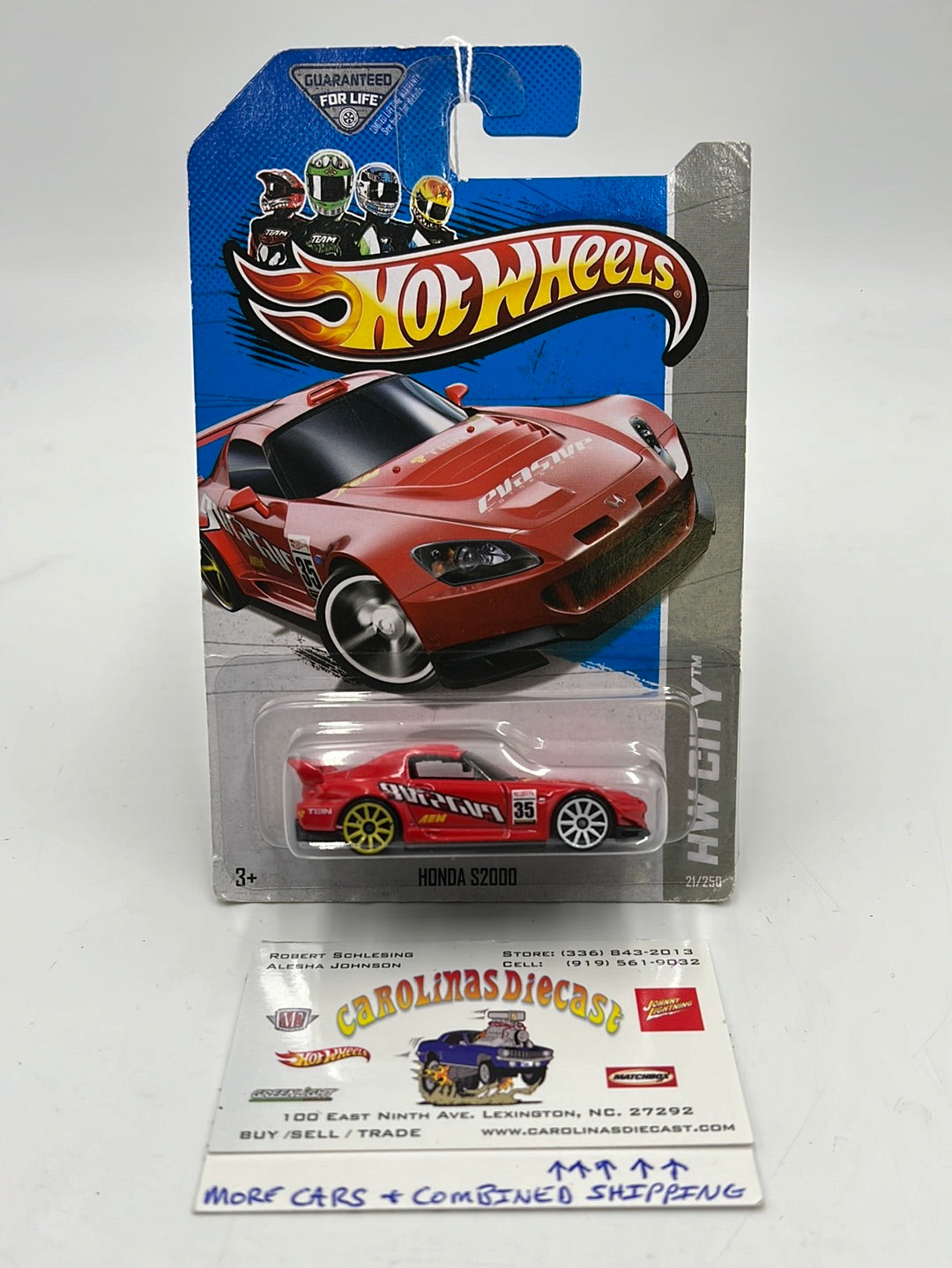 Hot Wheels 2013 HW City Honda S2000 #21 *Card Not Perfect*