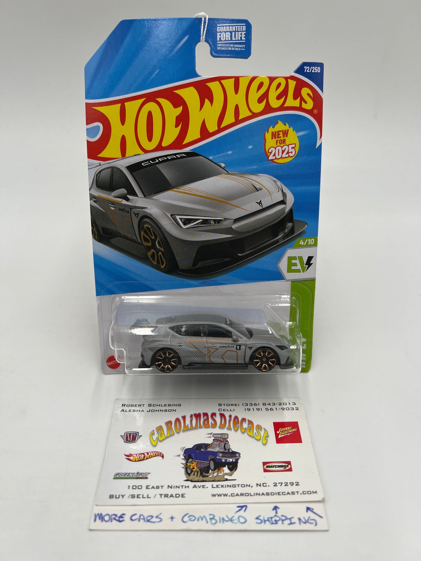 2025 Hot Wheels H Case HW EV #72 Cupra e-Racer Gray 114i