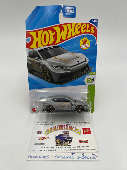 2025 Hot Wheels H Case HW EV #72 Cupra e-Racer Gray 114i