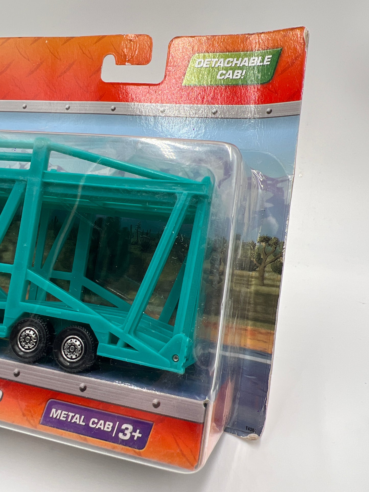 Matchbox Rare Kenworth K100E & Car Transporter W/Detachable Cab VHTF Card Not Perfect