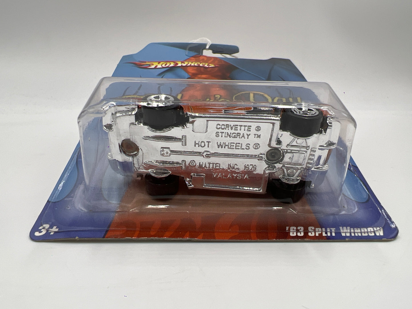 2008 Hot Wheels Fathers Day 63 Split Window Corvette Orange 160B
