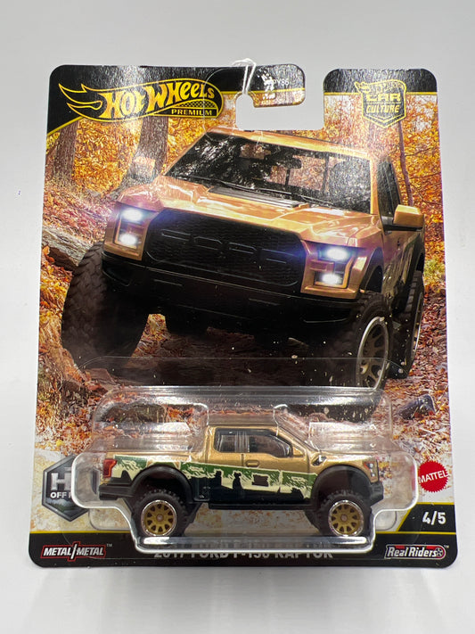 2025 Hot Wheels Car Culture HW Off Road #4 2017 Ford F-150 Raptor 255B