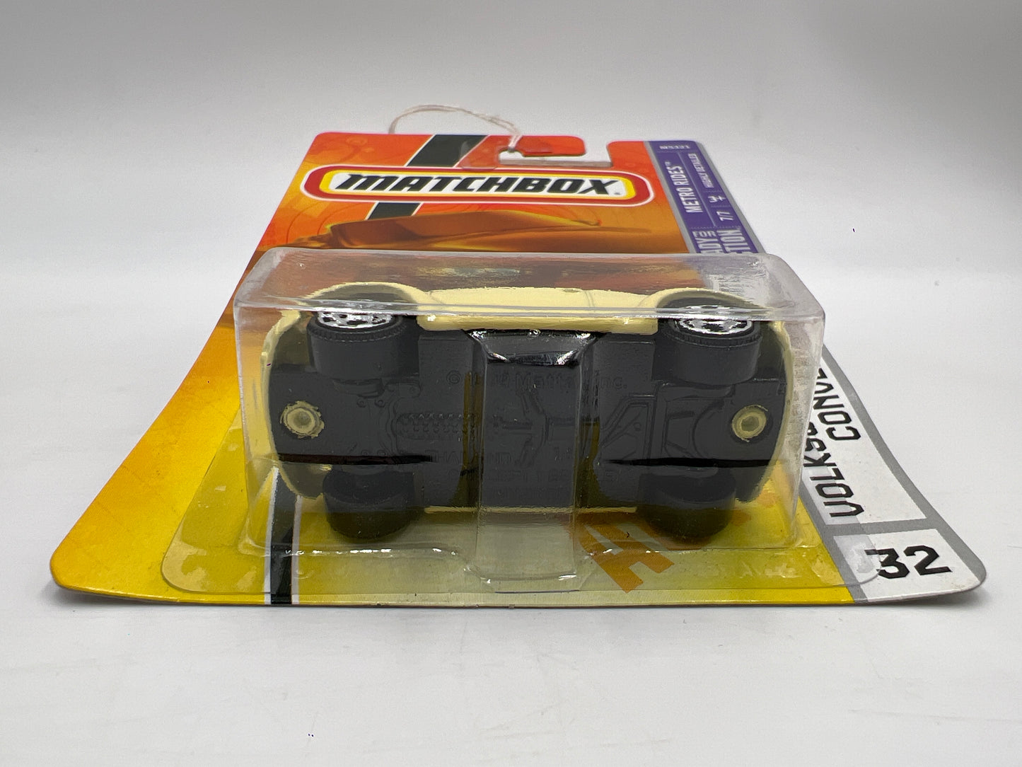 Matchbox Metro Rides #32 Volkswagen Concept 1 Convertible Yellow 216P