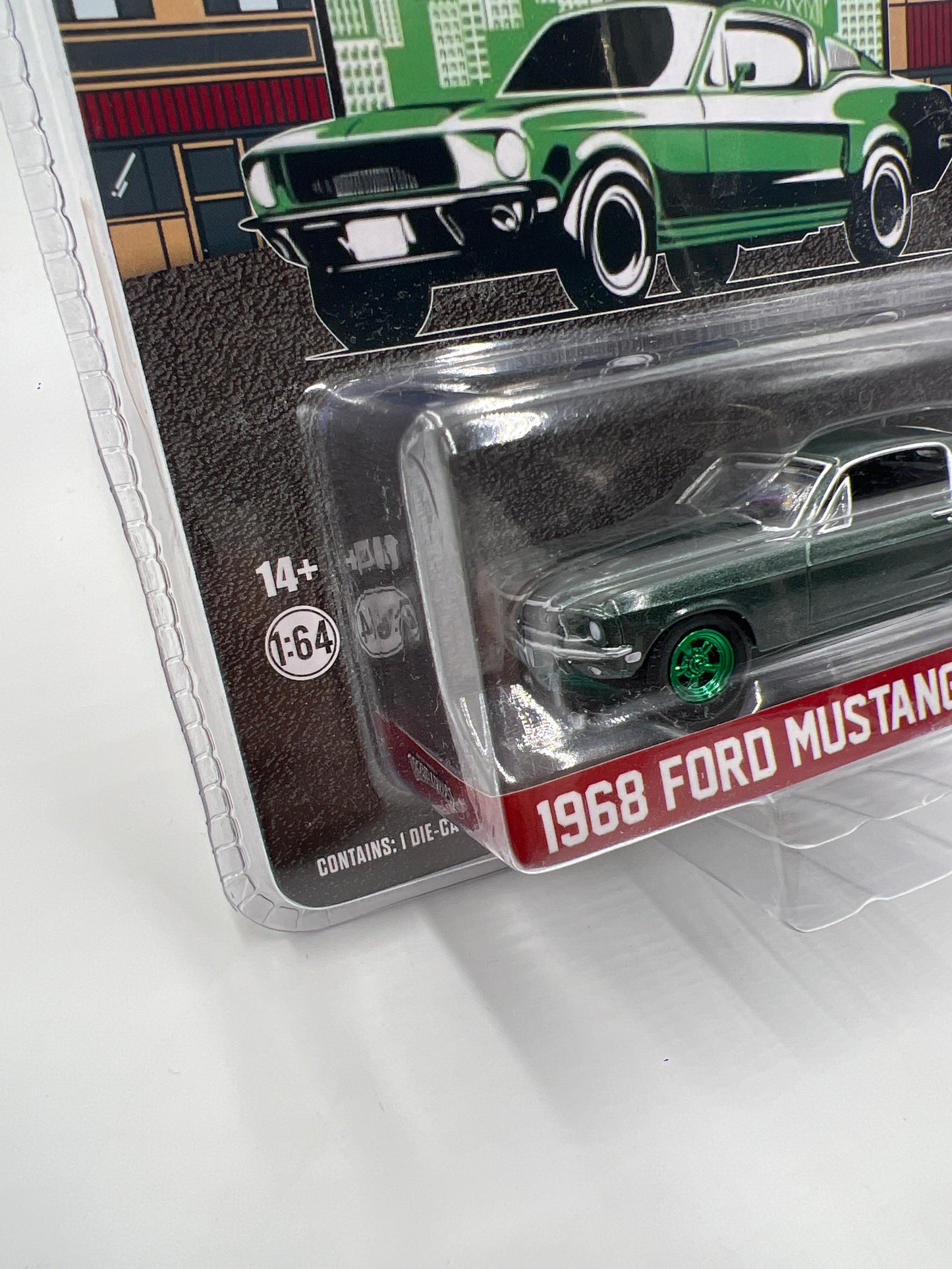 Greenlight Woodward Dream Cruise Series 1 CHASE 1968 Ford Mustang GT Fastback Green