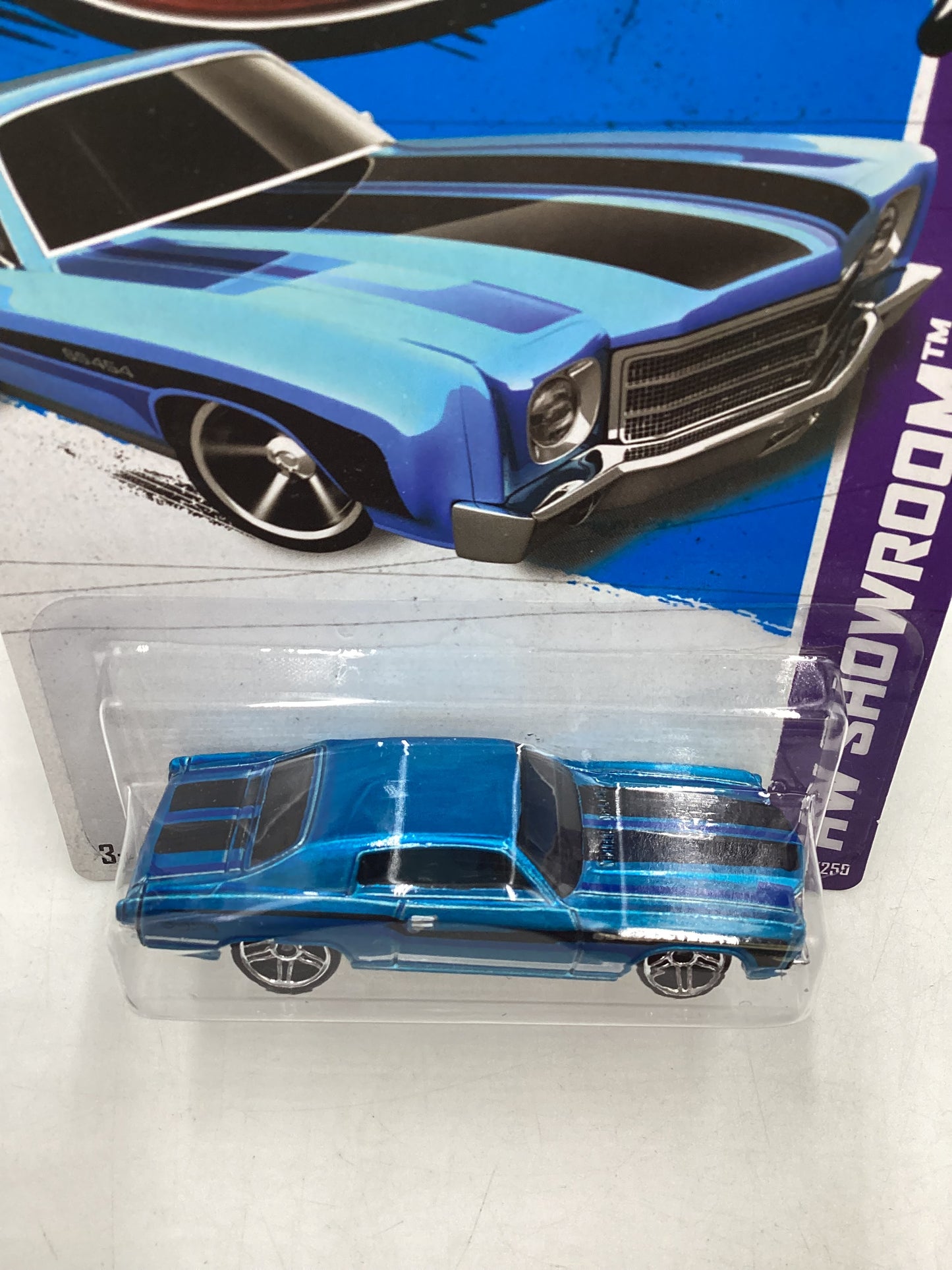 2013 Hot Wheels #239 70 Monte Carlo Blue 6C