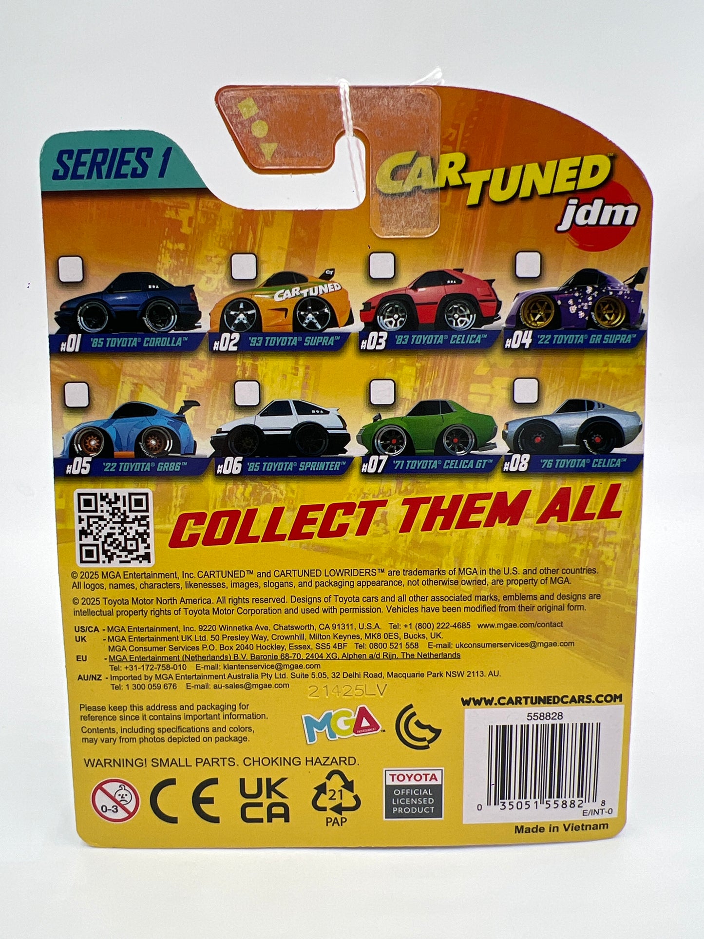 2025 MGA Car Tuned JDM Series 1 #5 22 Toyota GR86 Blue