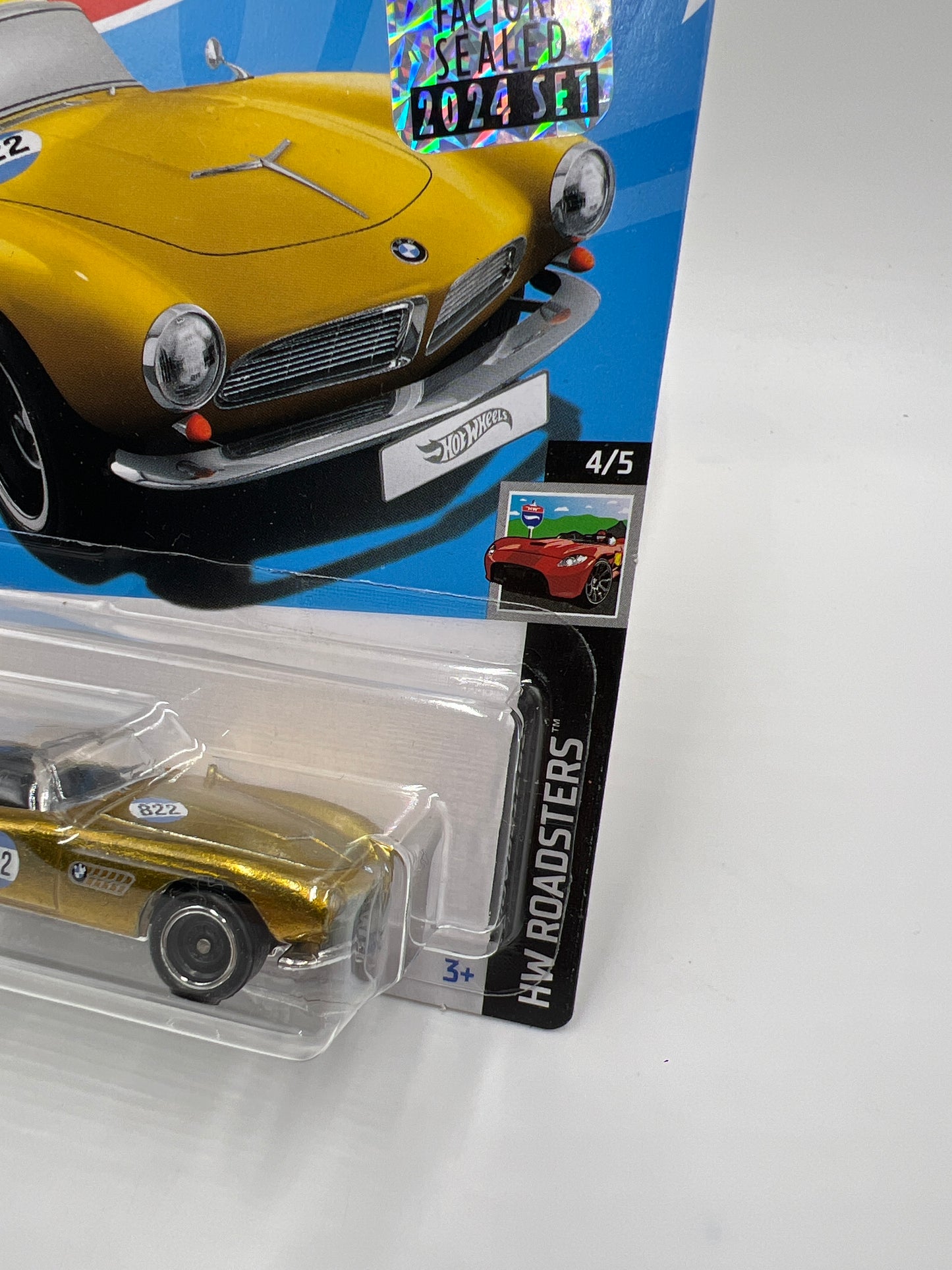 2024 Hot Wheels Factory Sealed Super Treasure Hunt #67 BMW 507 Gold W/Protector