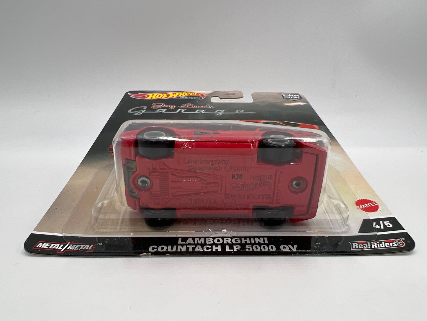 Hot Wheels Premium Jay Lenos Garage #4 Lamborghini Countach LP 5000 QV Red