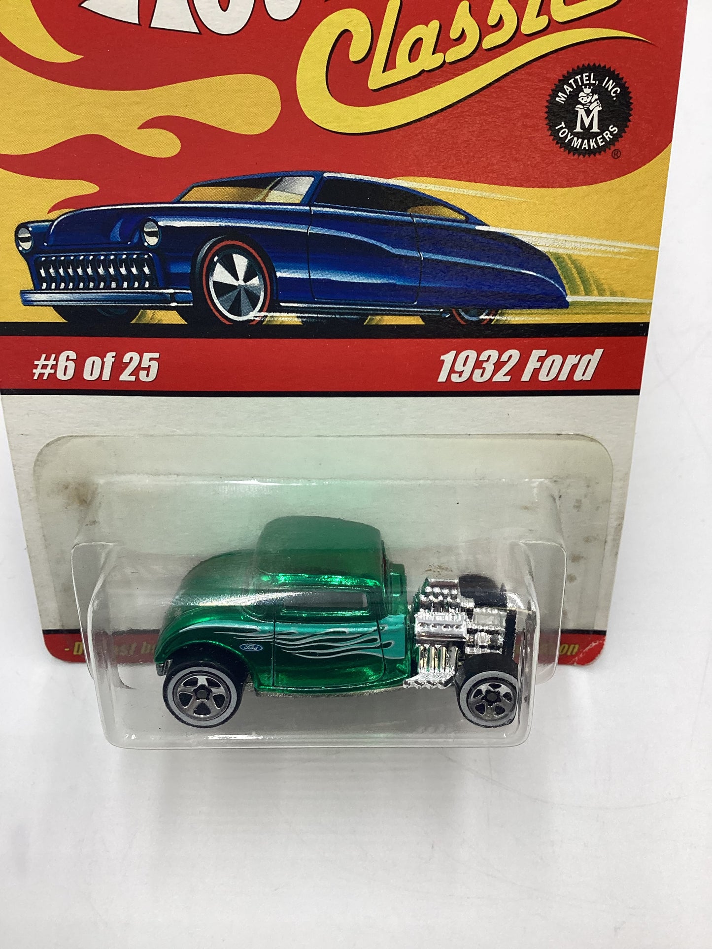 Hot Wheels Classics Series 1 #6 1932 Ford Green