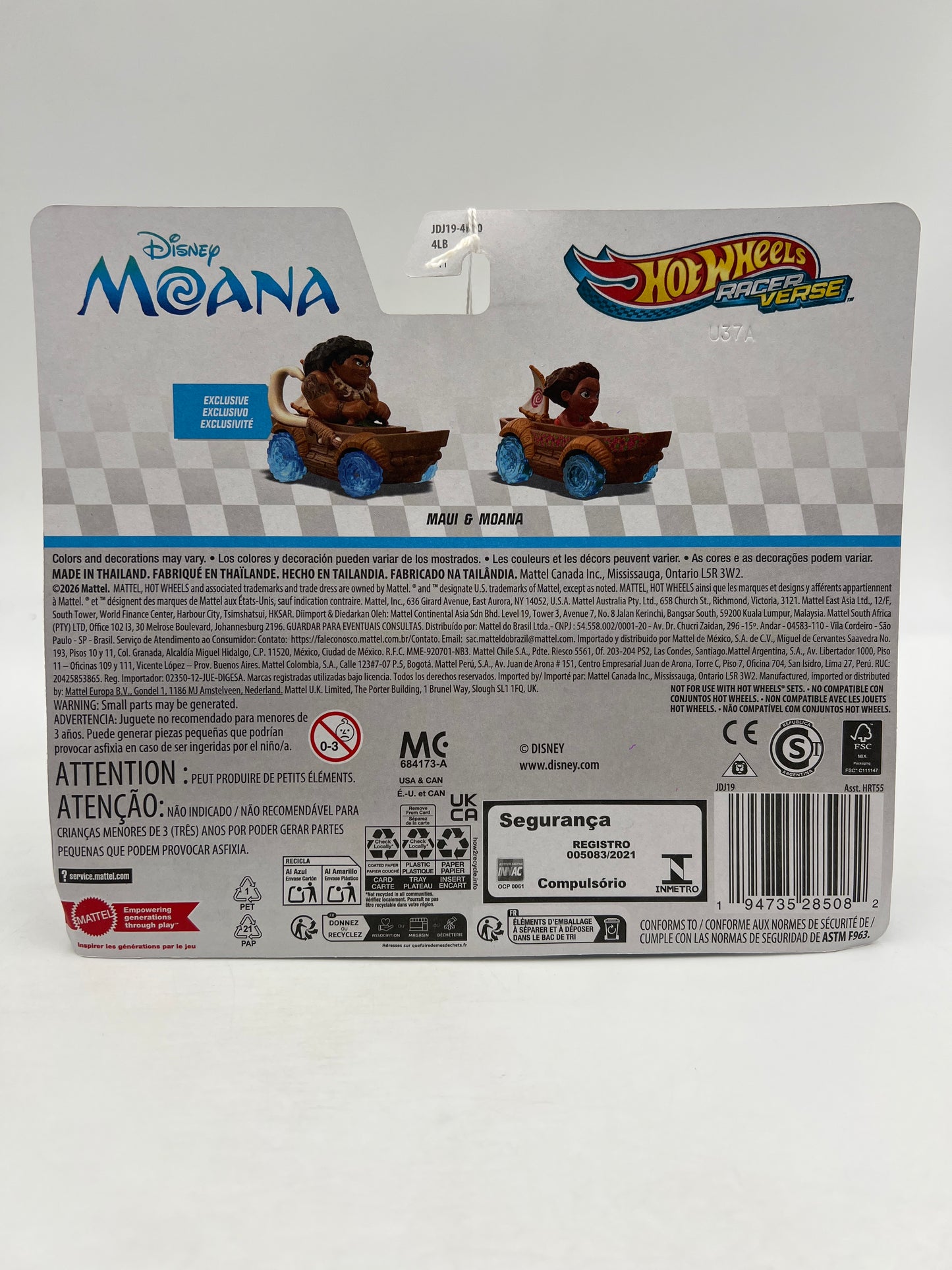2026 Hot Wheels Racer Verse 2 Pack Maui & Moana