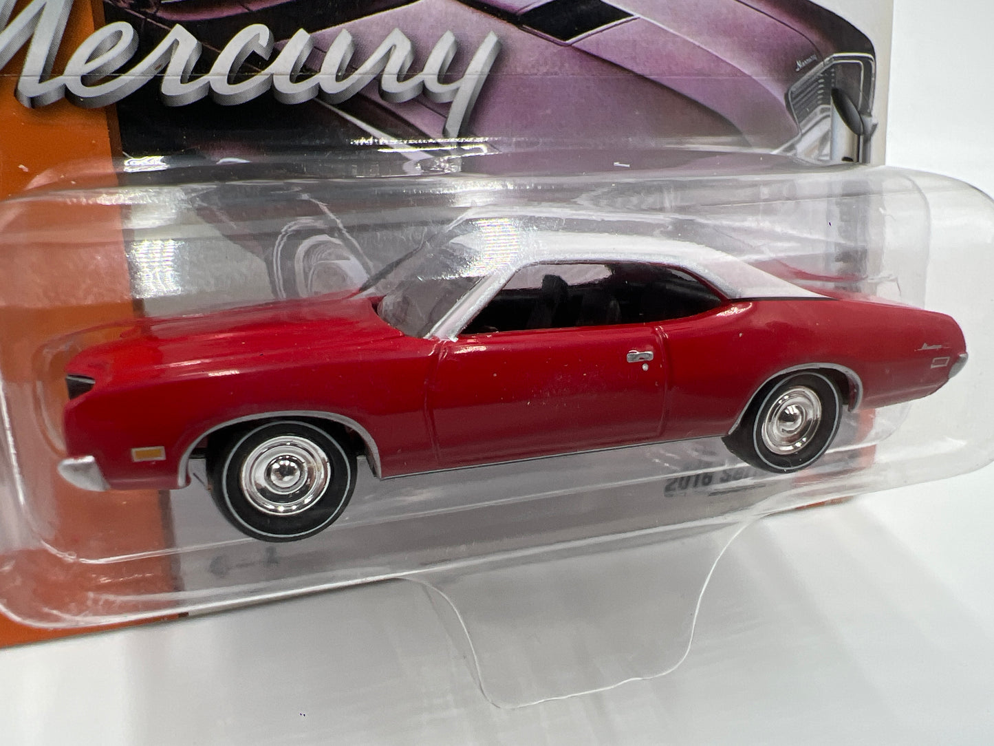Johnny Lightning Muscle Cars USA #7 Release 2 Version D 1/1836 1971 Mercury Montego Red 220C