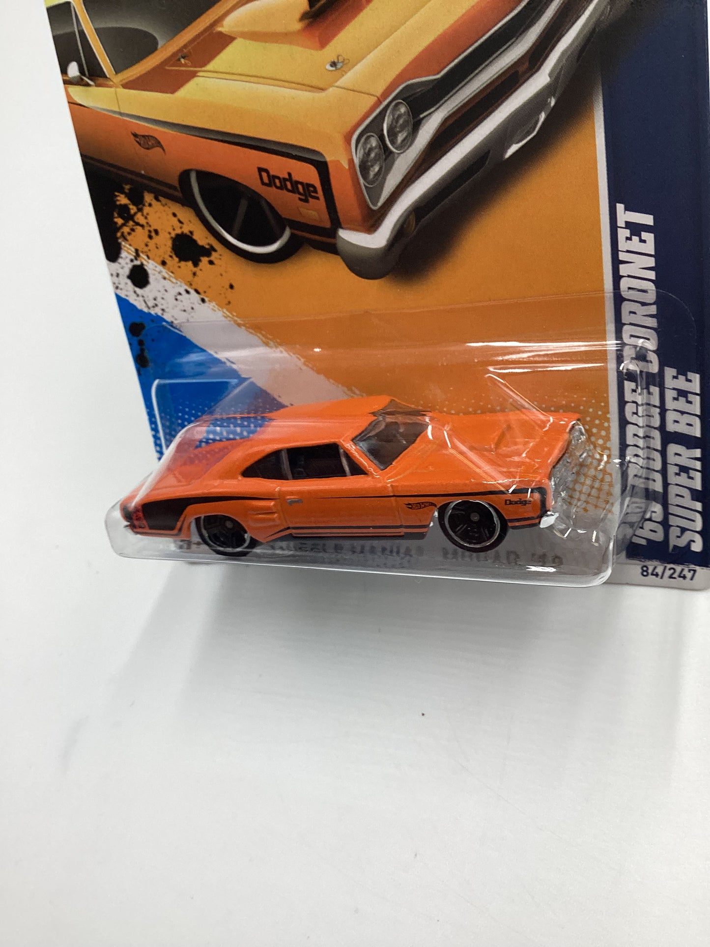 2012 Hot Wheels Muscle Mania Mopar #84 69 Dodge Coronet Super Bee Orange 47F