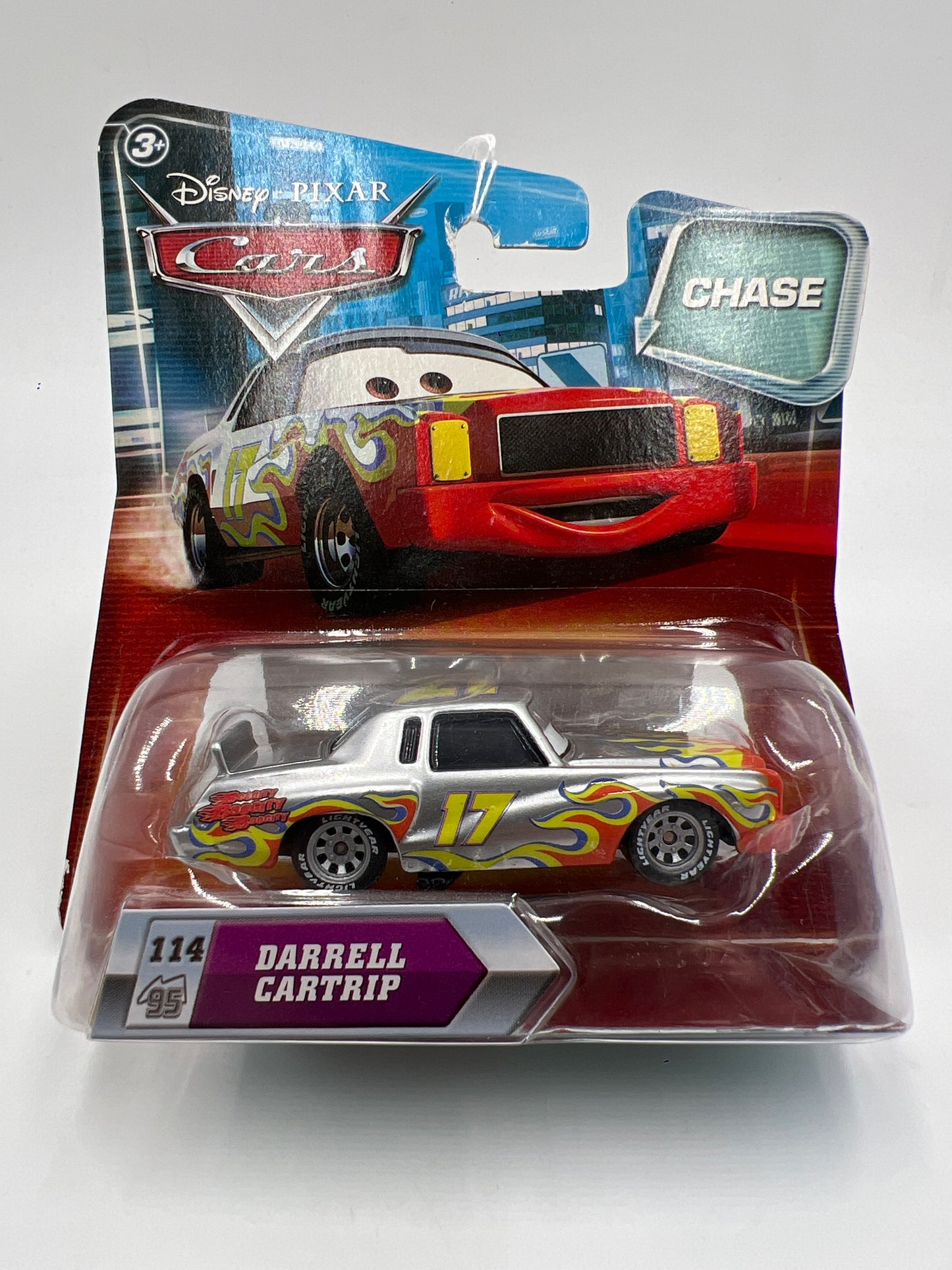 Disney Pixar Cars #114 Chase Darrell Cartrip Silver 140B