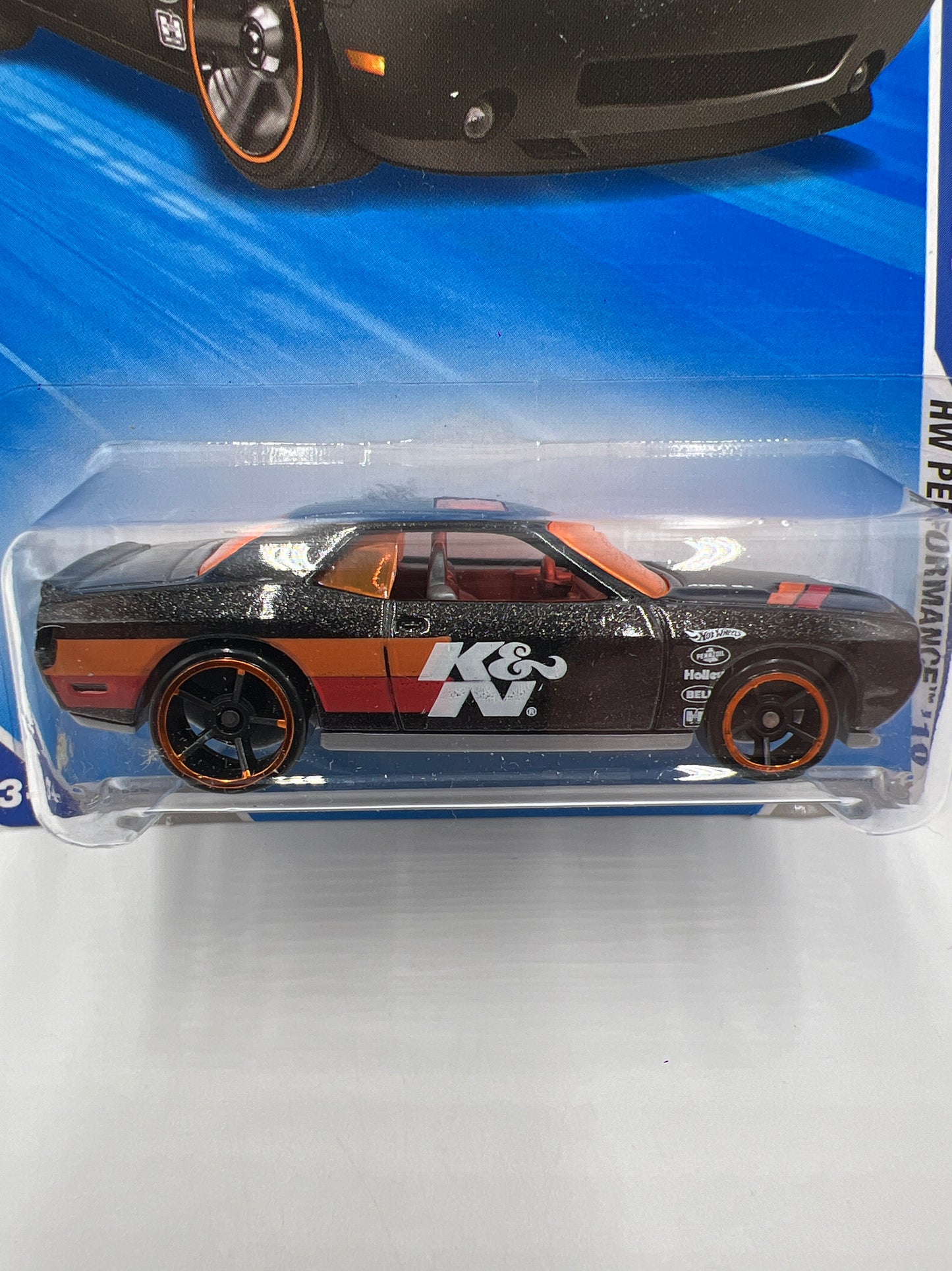 2010 Hot Wheels Performance #100 Dodge Challenger SRT8 Black K&N 40C