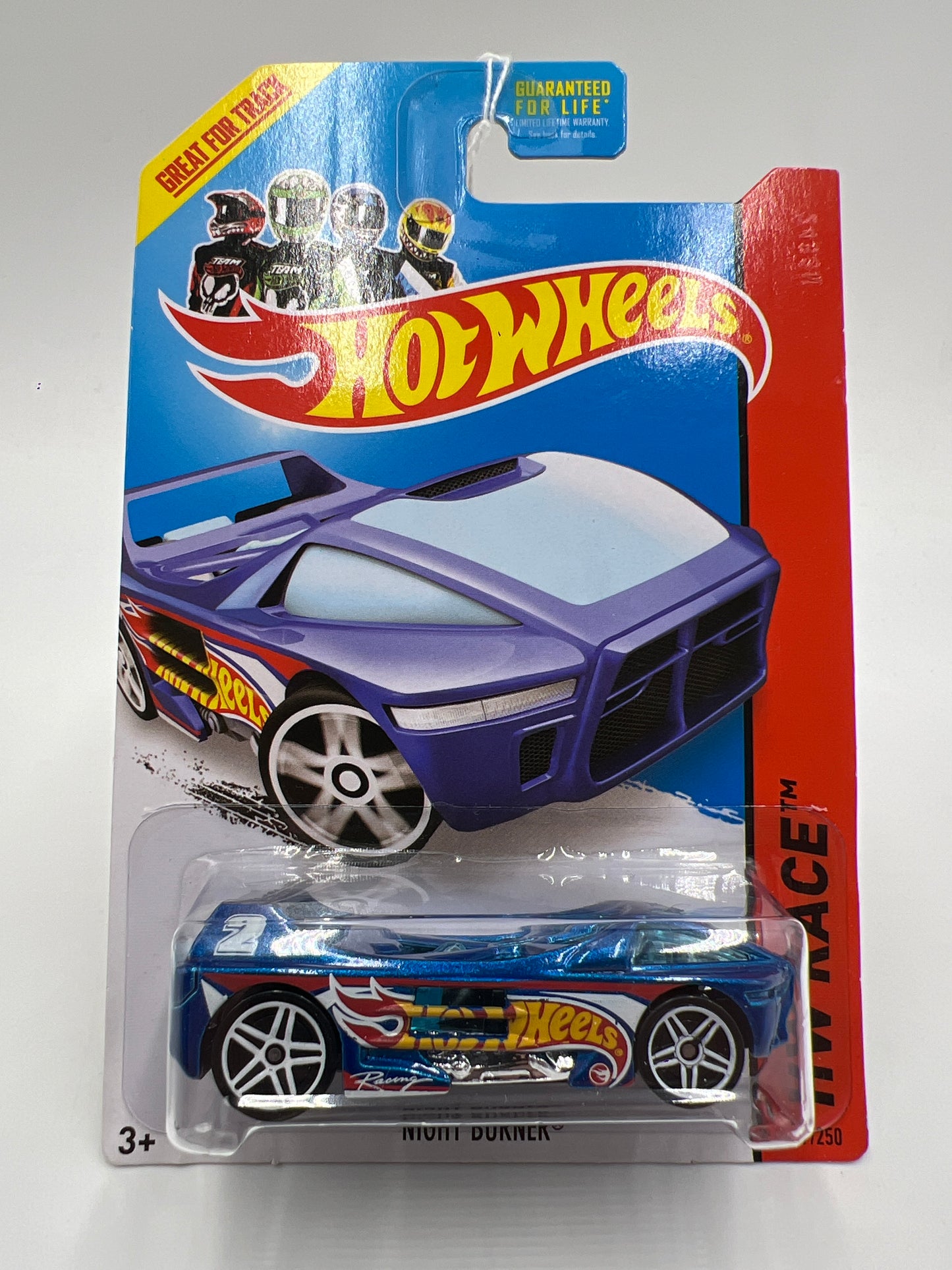 2014 Hot Wheels Race Treasure Hunt #147 Night Burner Blue 274F