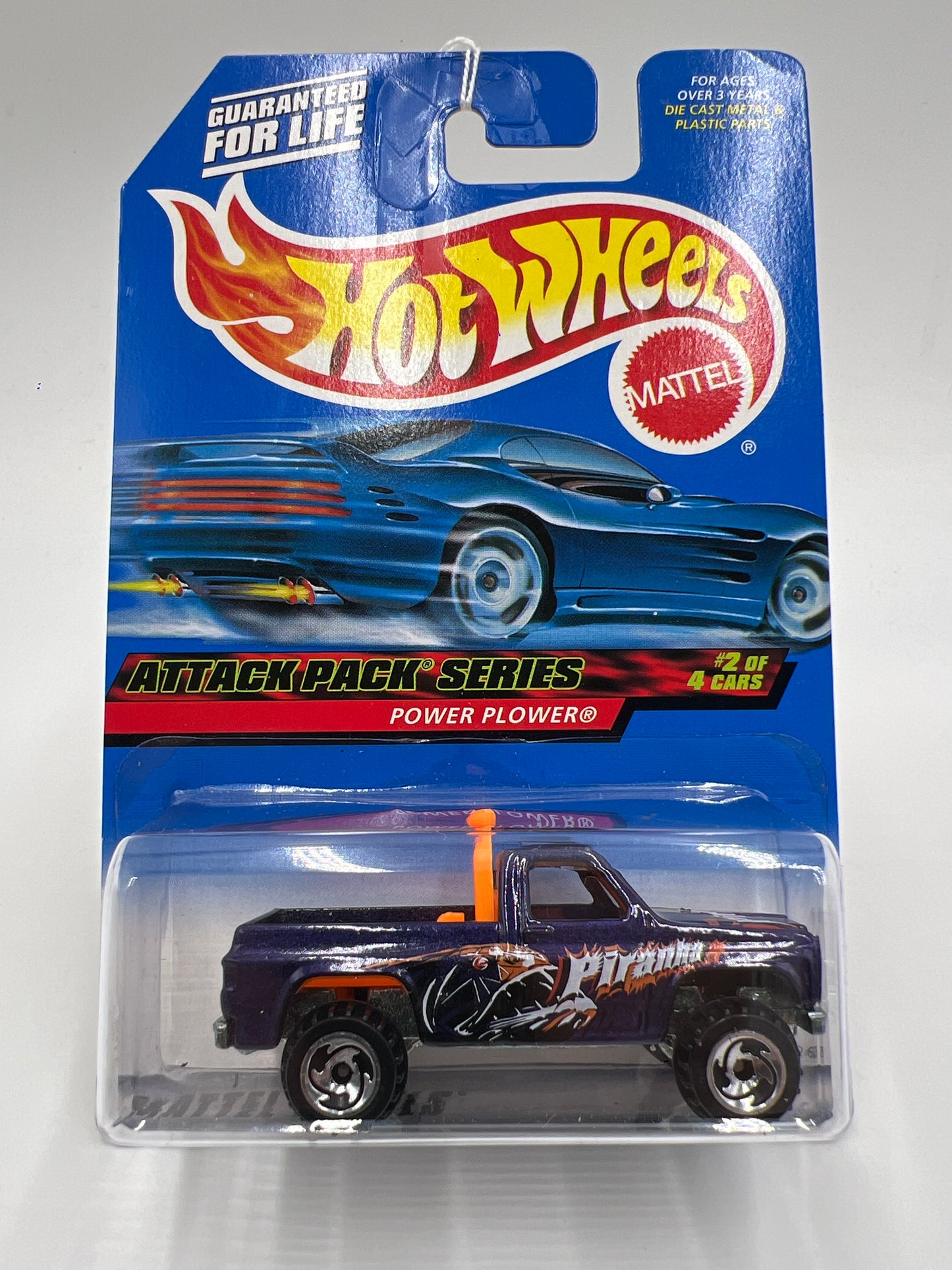2000 Hot Wheels First Editions Attack Pack #22 Power Plower Purple 8C