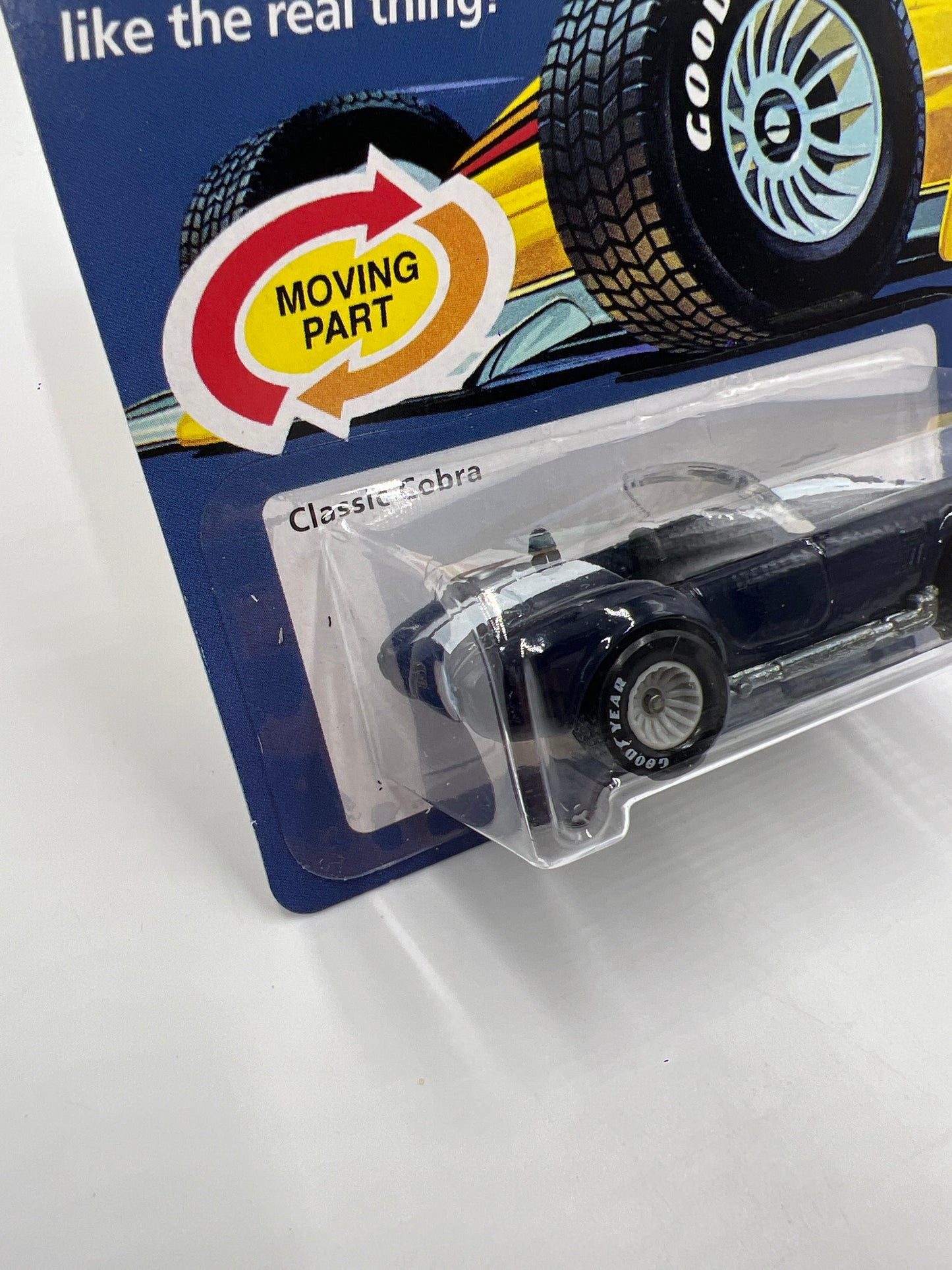 Hot Wheels 30 Years 1970 Authentic Commemorative Replica Real Riders Shelby Classic Cobra Blue W/Protector