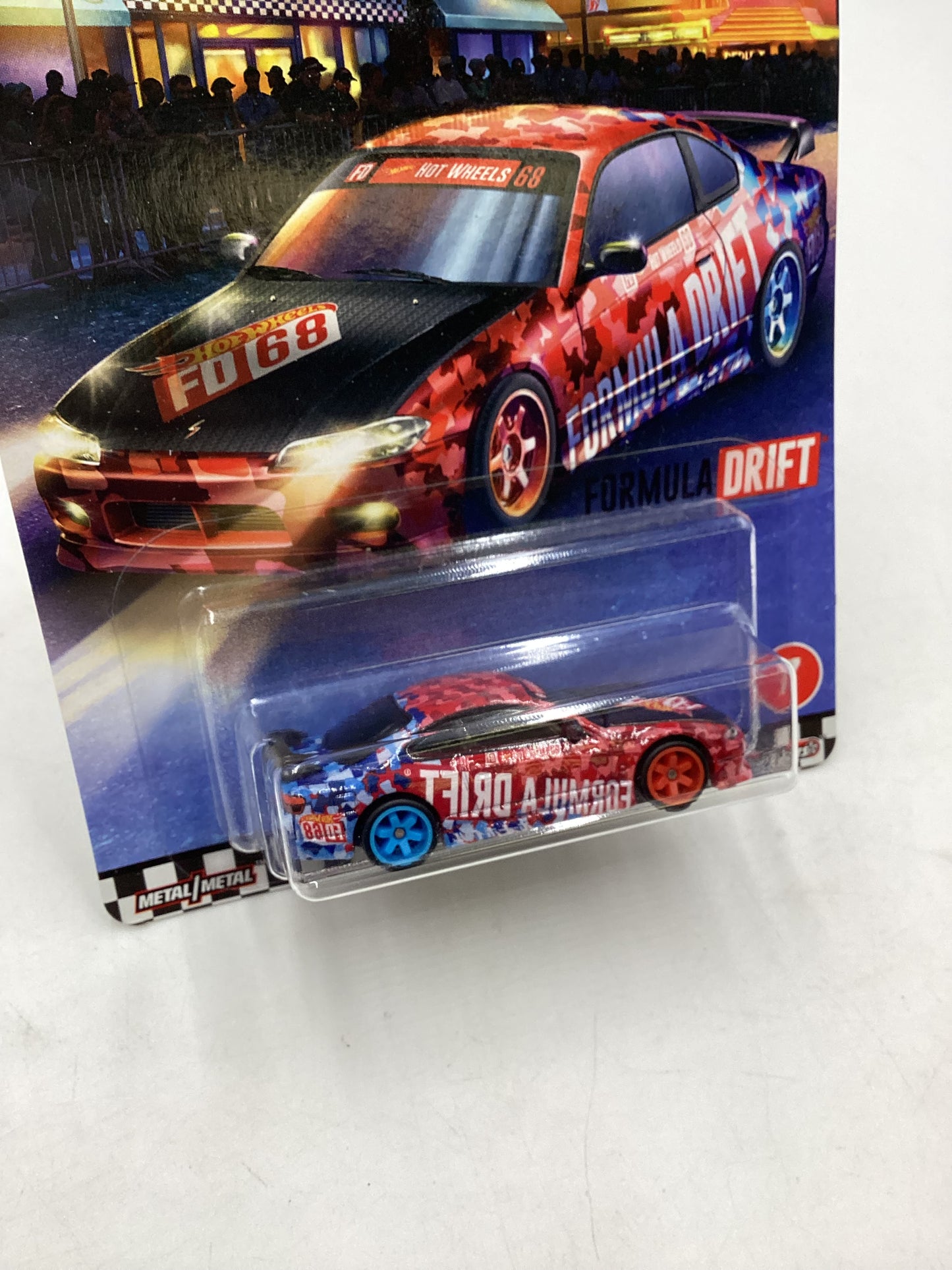 Hot Wheels Boulevard #7 Nissan Silvia (S15) Formula Drift w/protector